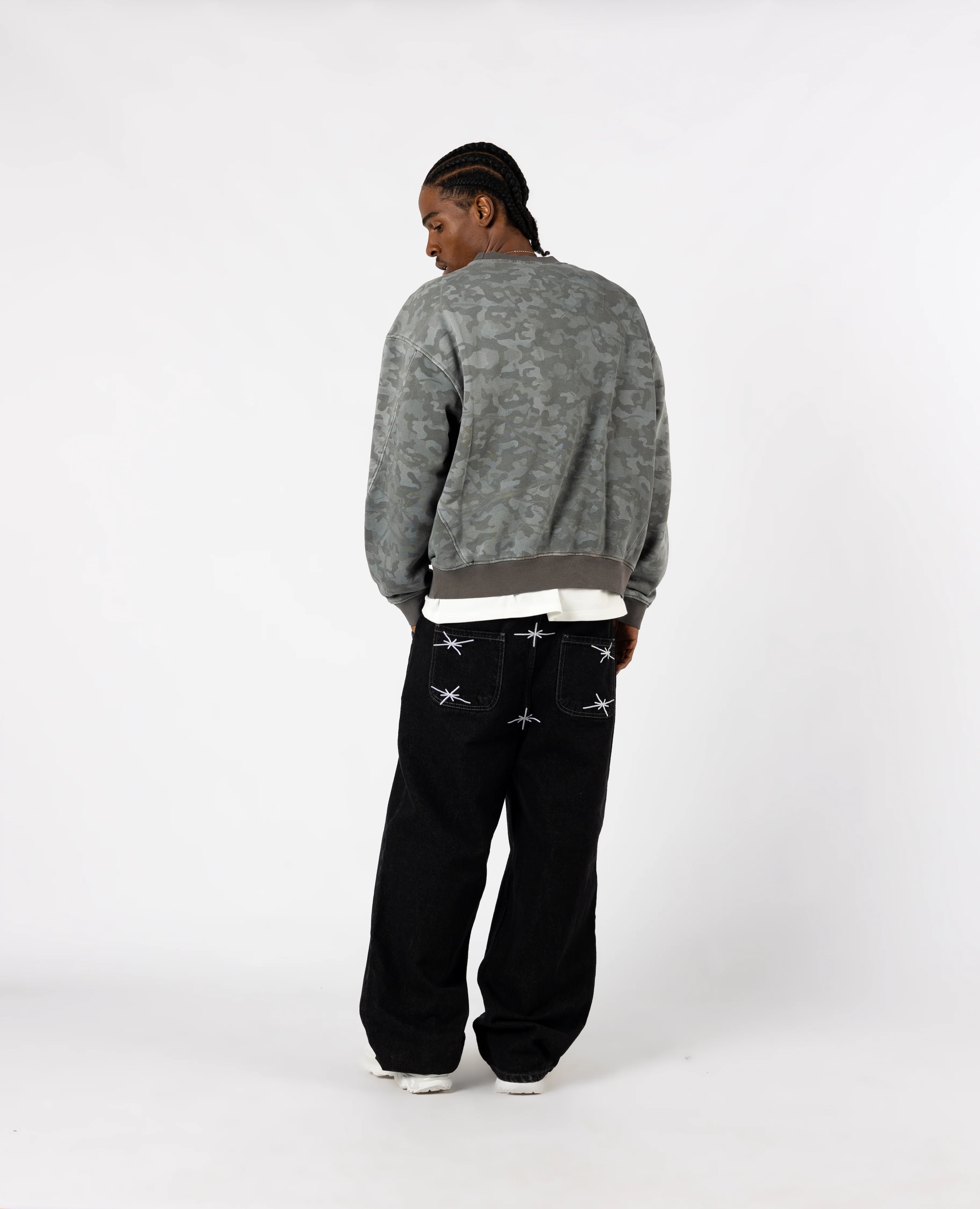 ALL OVER DARK CAMO CREWNECK - Image 4
