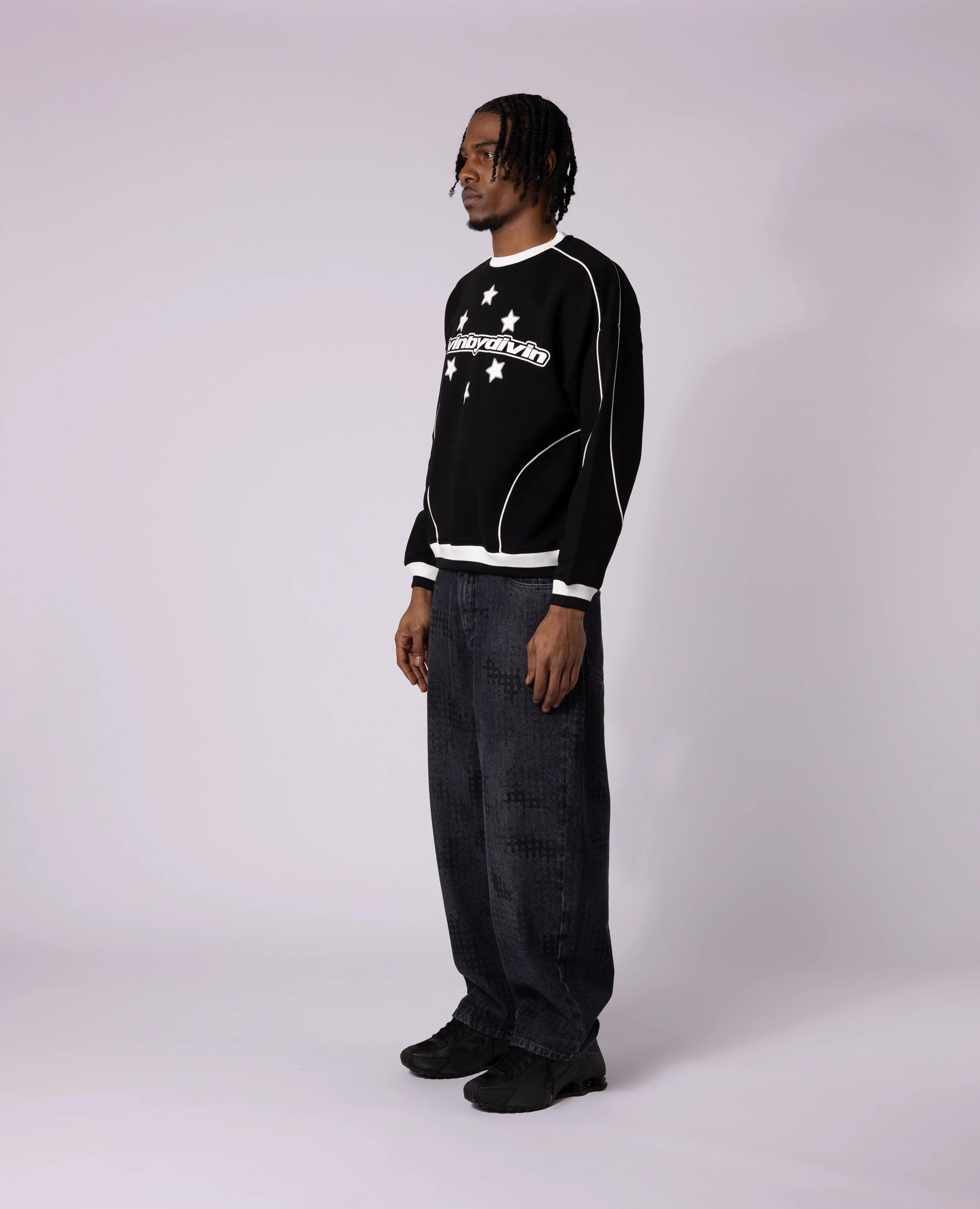 BLACK 6SNOW CREWNECK - Image 5