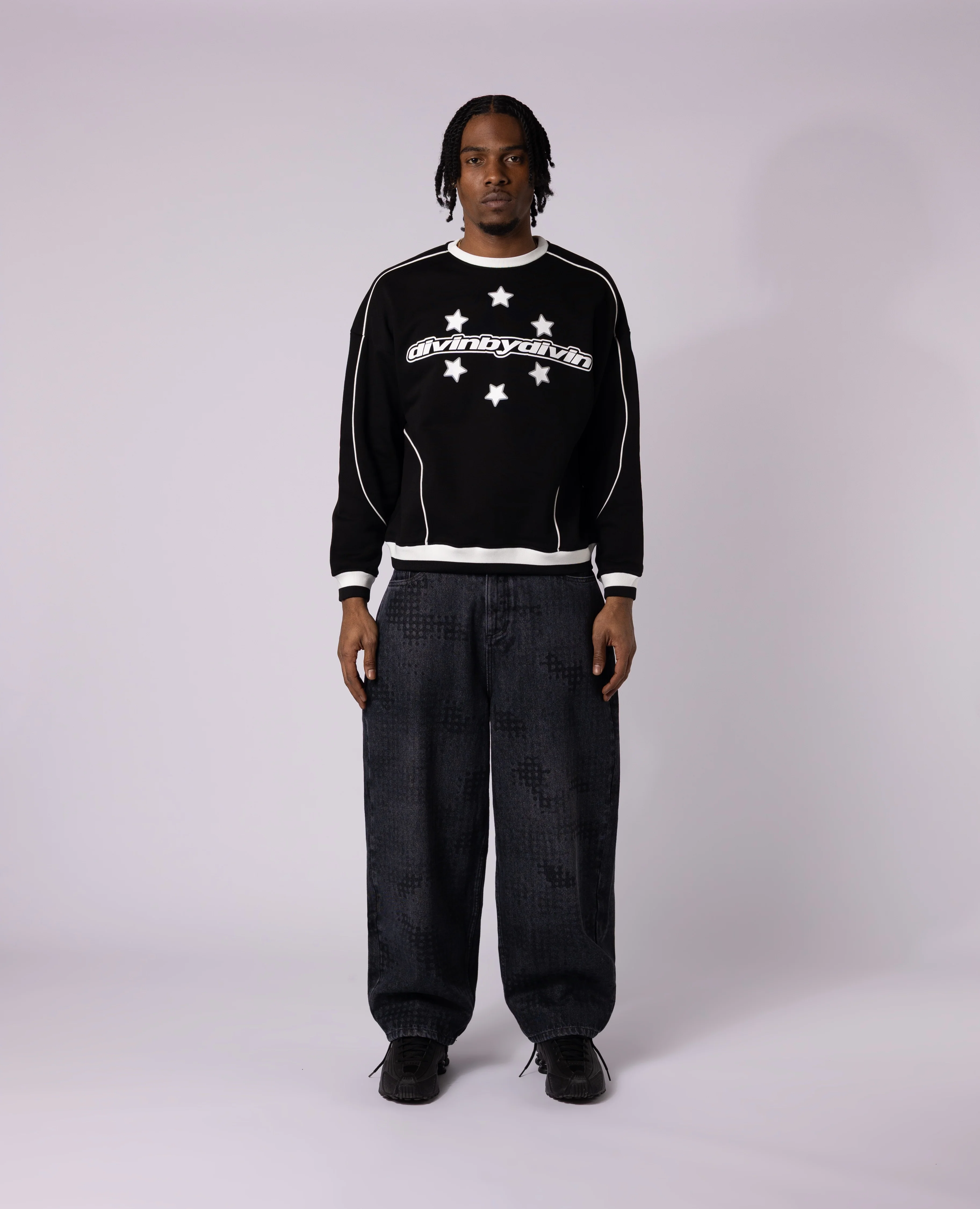 BLACK 6SNOW CREWNECK - Image 6