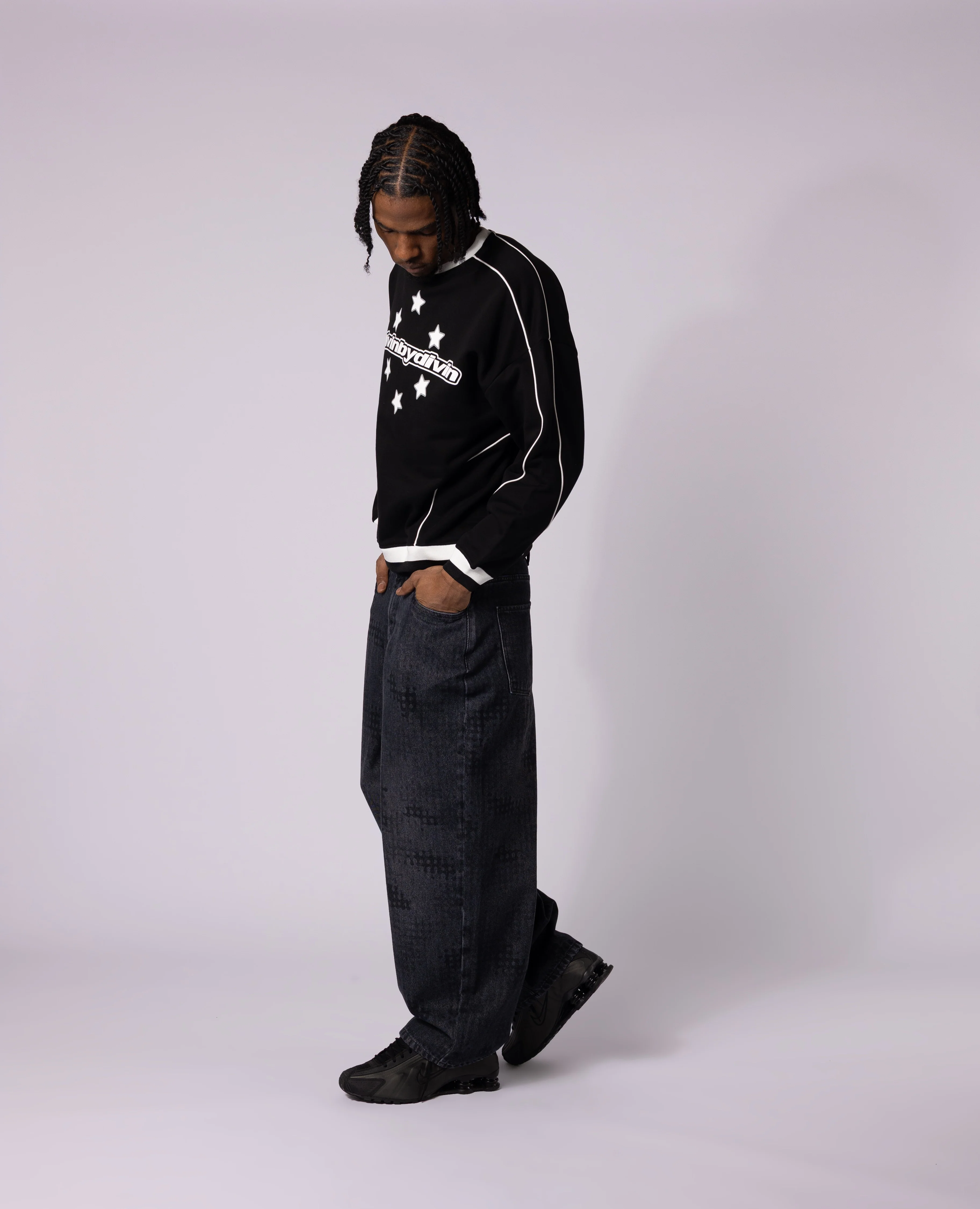 BLACK 6SNOW CREWNECK - Image 7