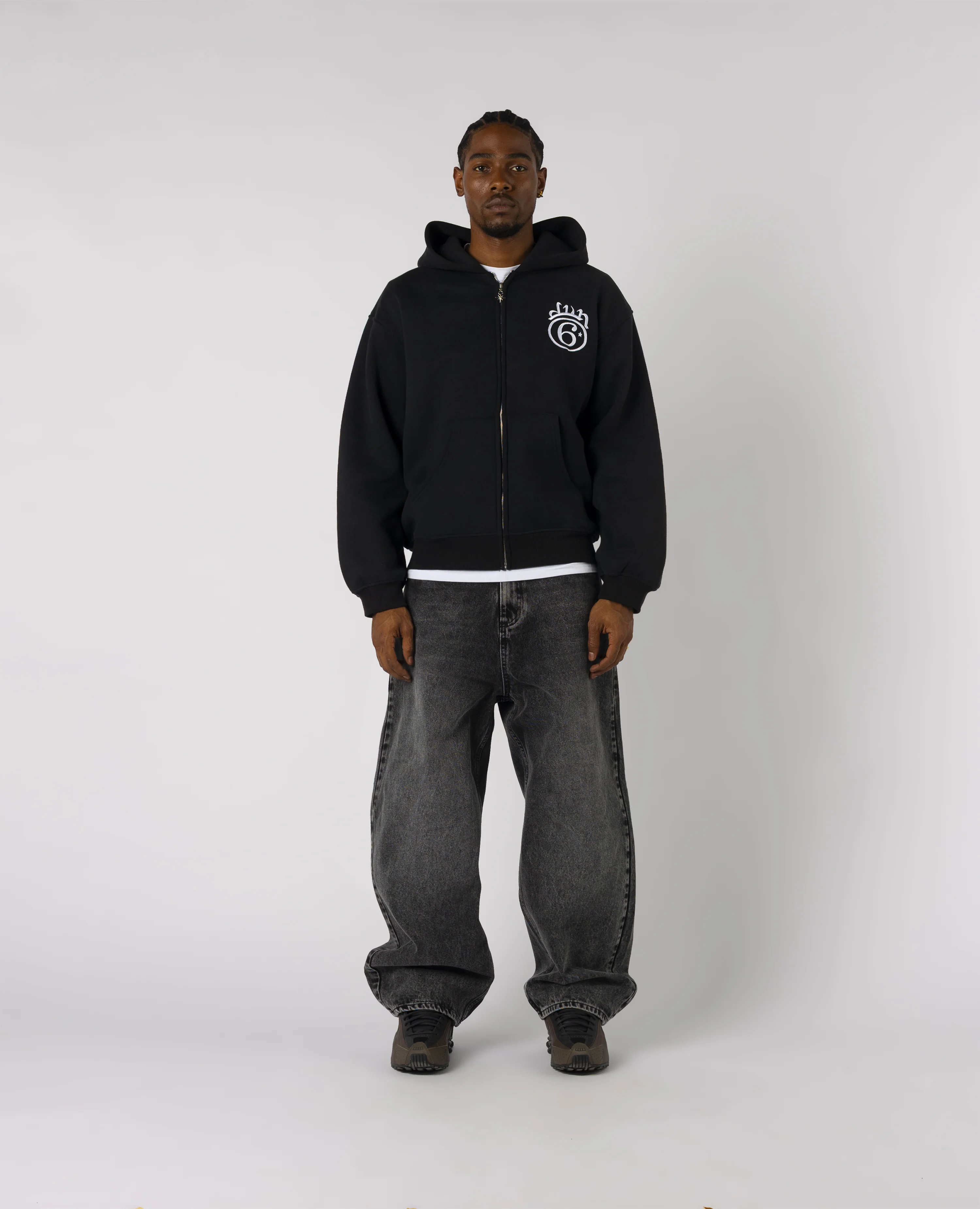BLACK 6STARS ZIP - Image 4