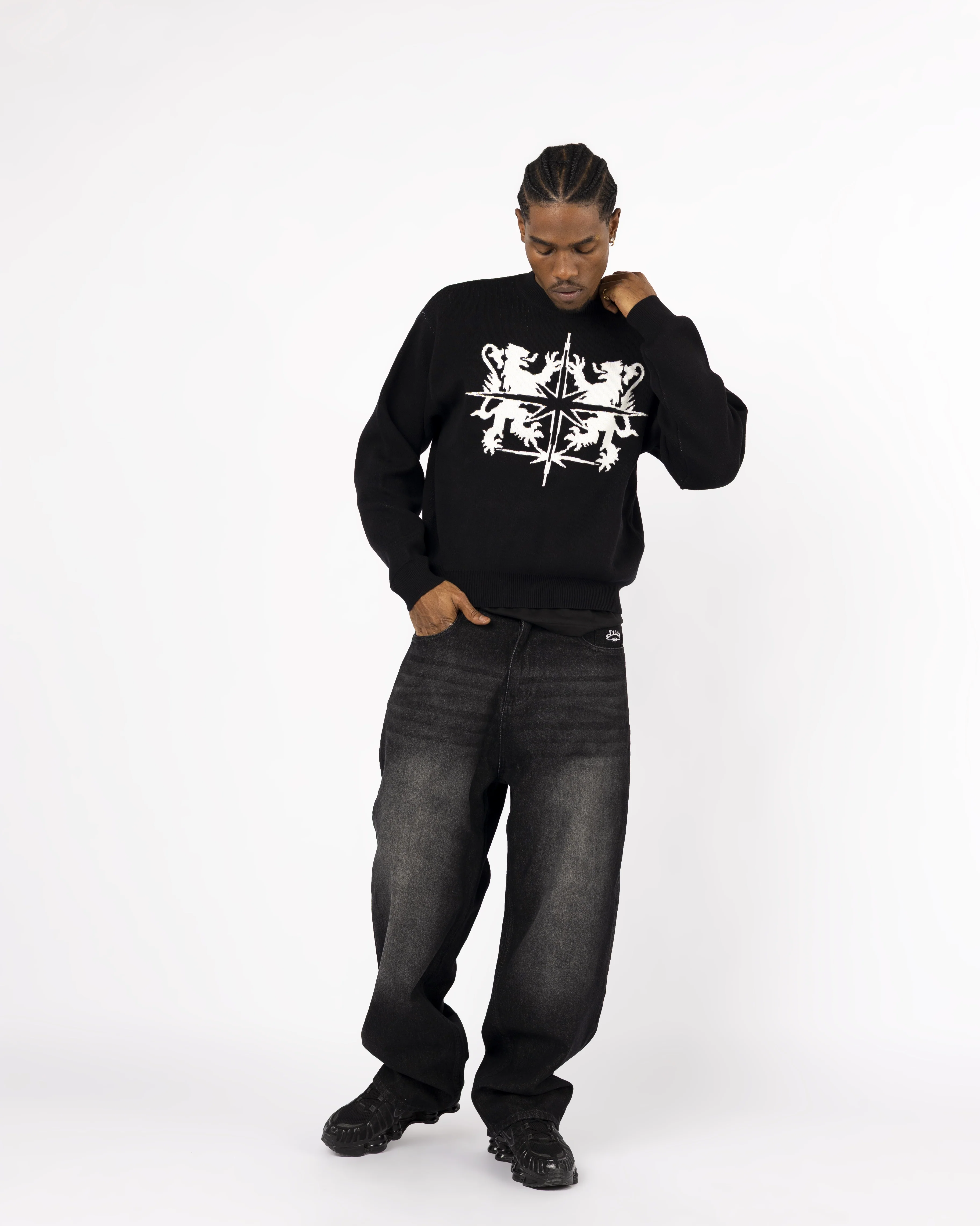 BLACK BLASON KNIT - Image 2