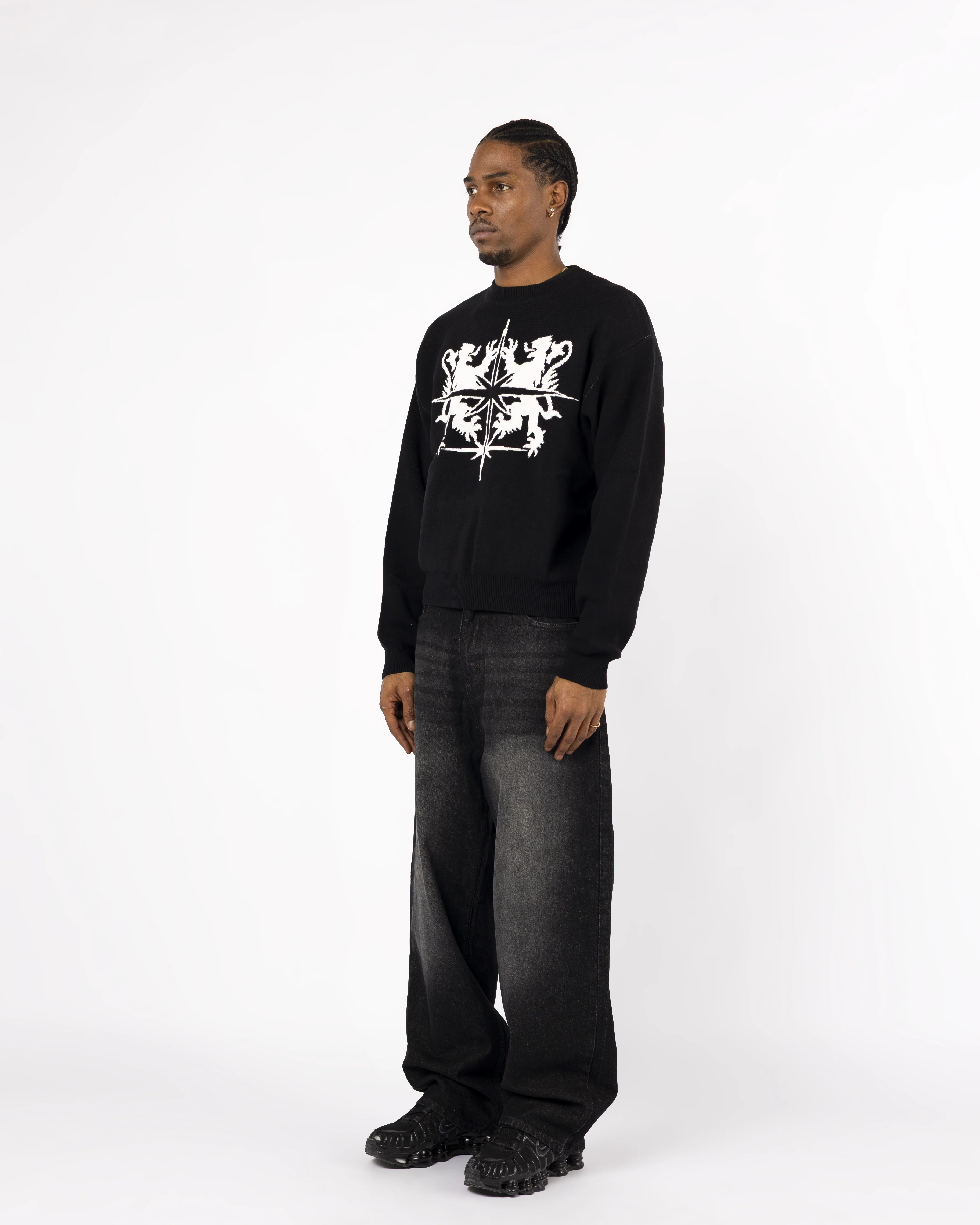 BLACK BLASON KNIT - Image 3