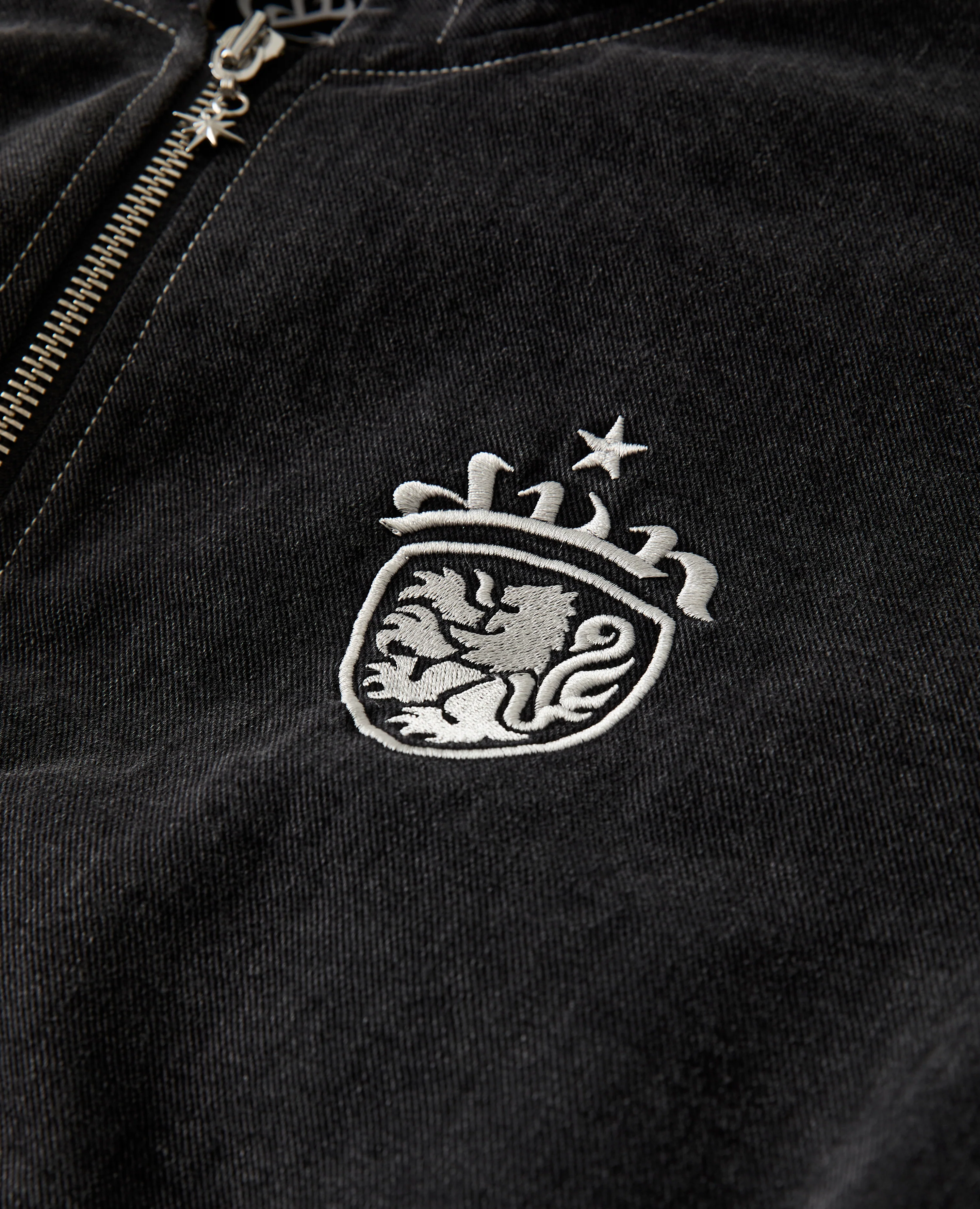 BLACK COAT-OF-ARMS JACKET - Image 7