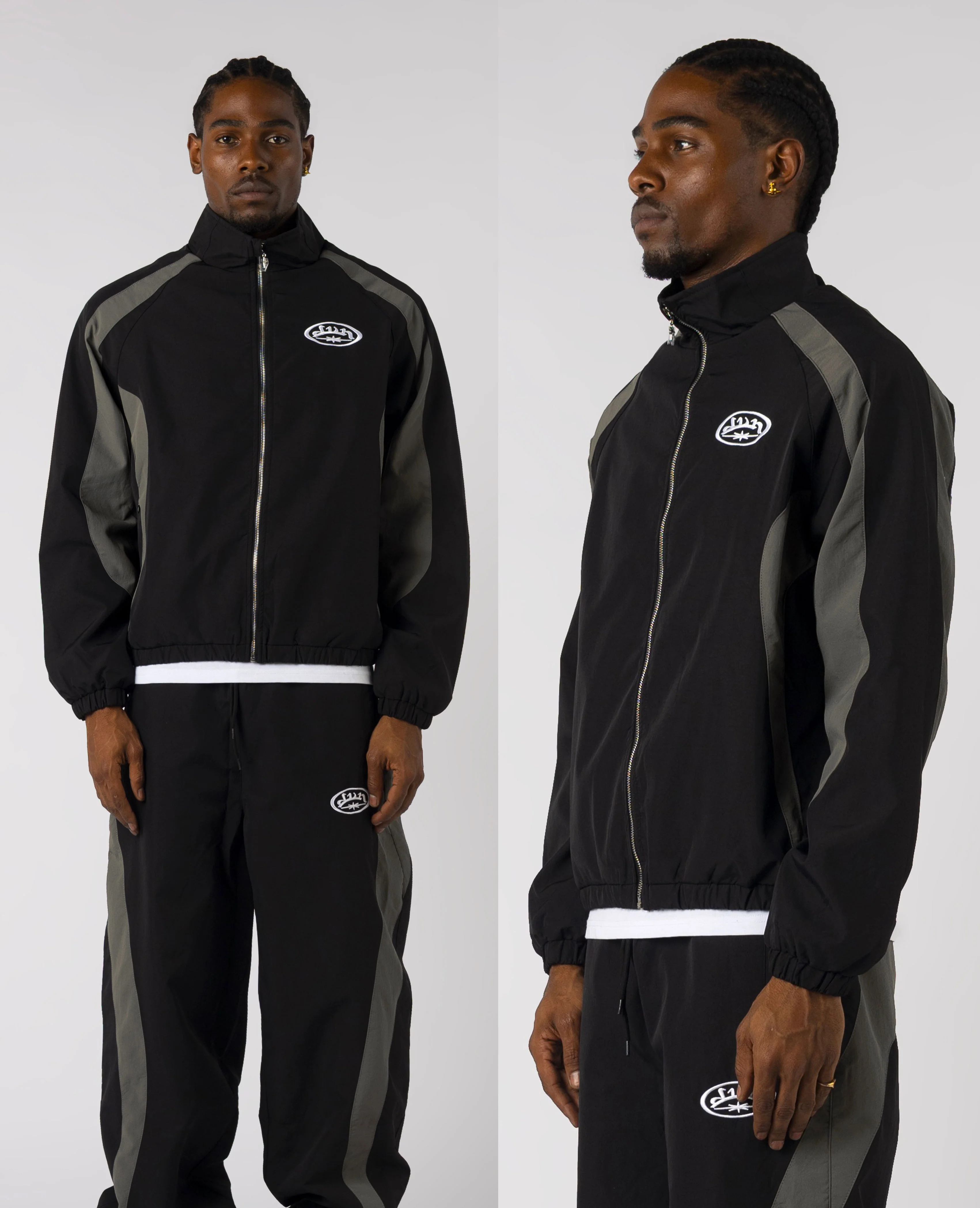 BLACK FUTURA1 TRACKSUIT JACKET - Image 4