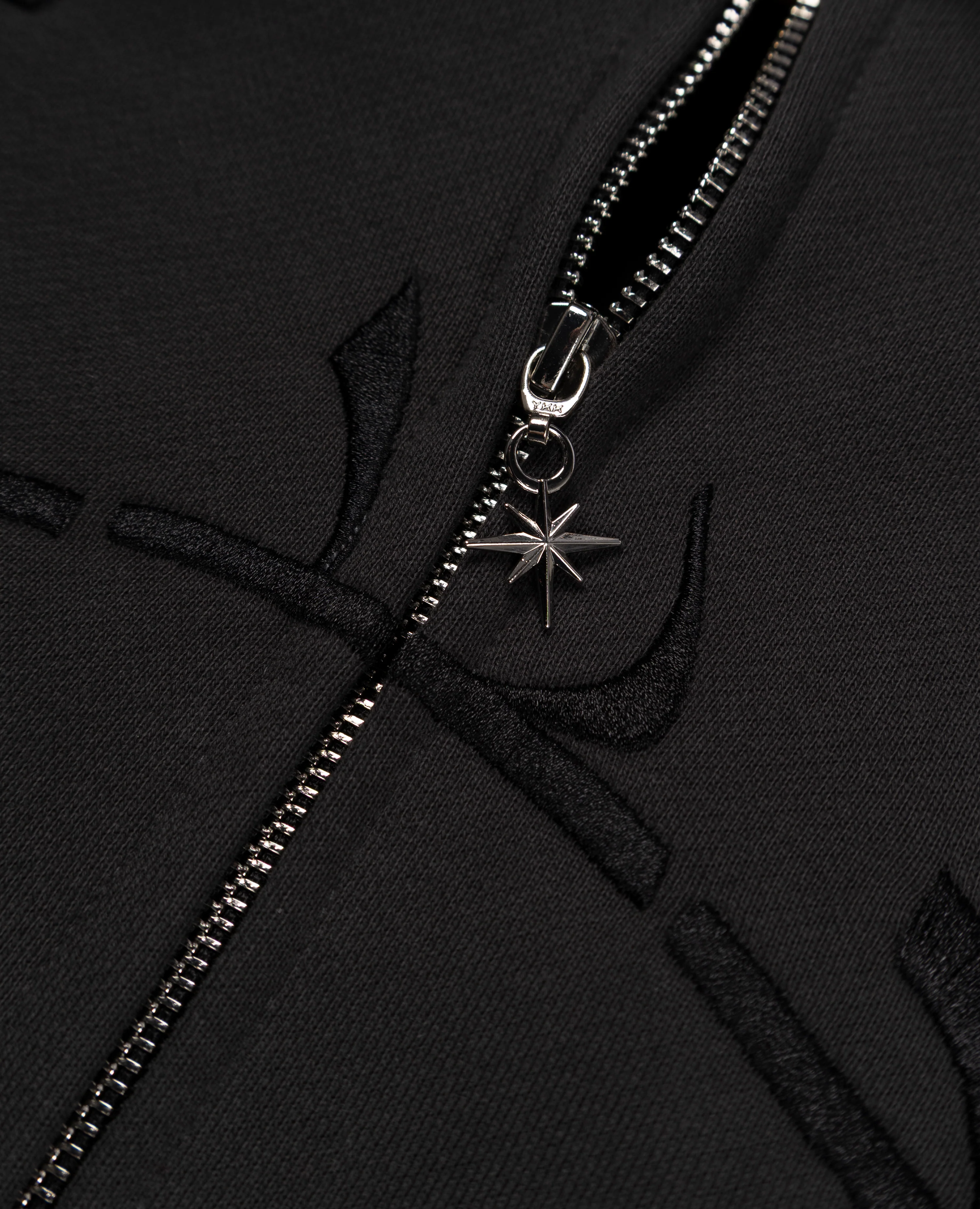 DARK HOODED ZIP JACKET - Image 3