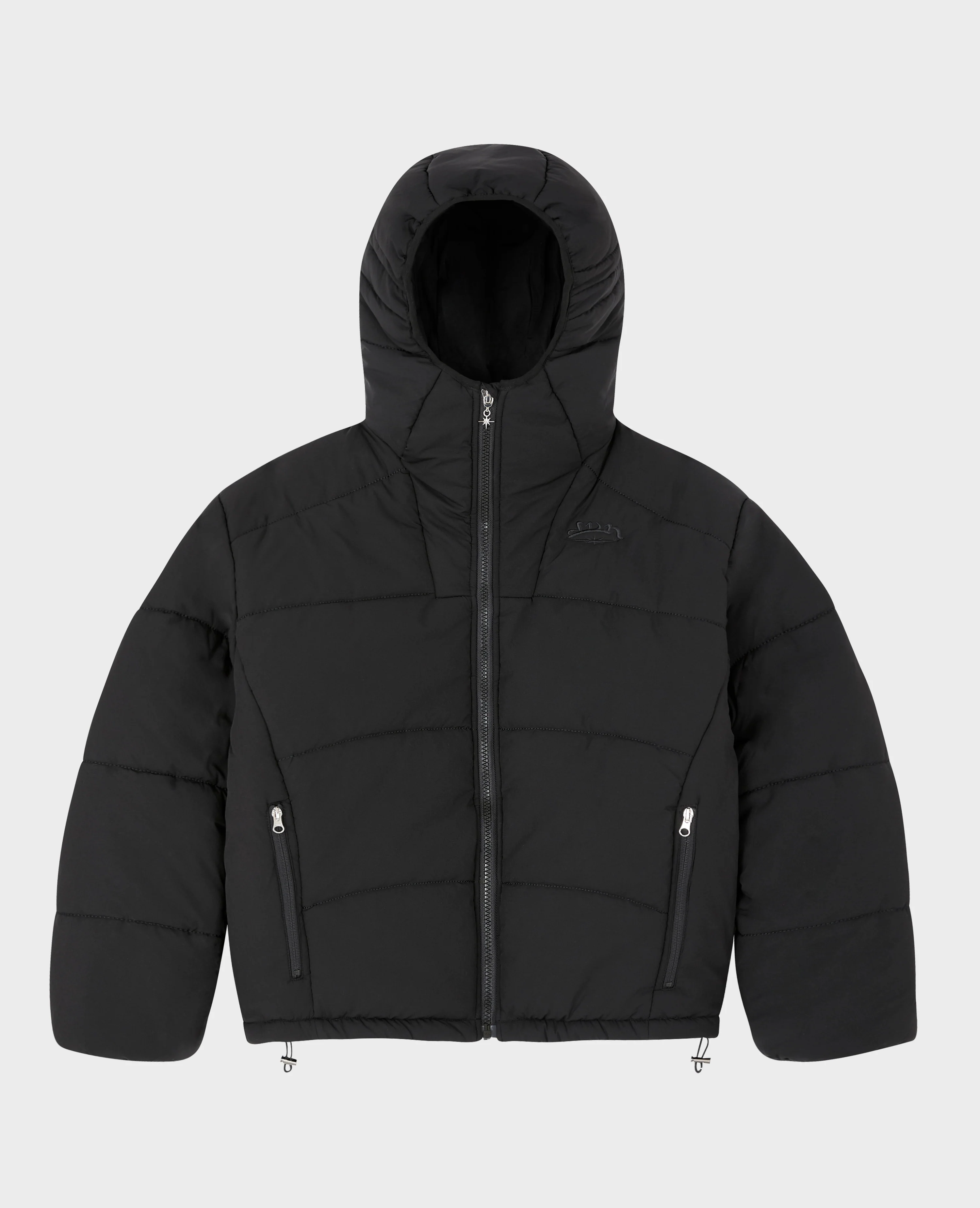 BLACK PUFFER JACKET - Image 8