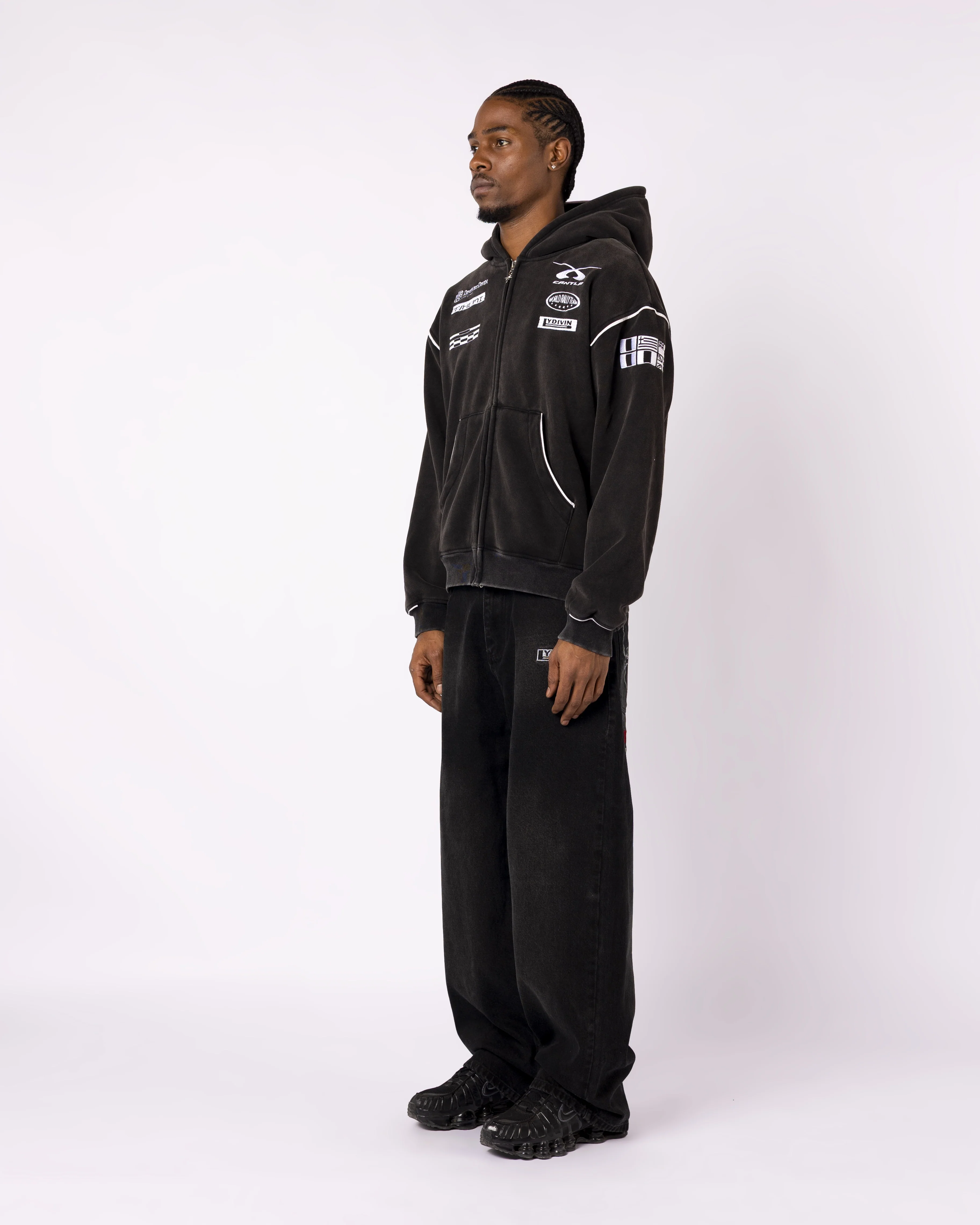 BLACK RALLY CREW ZIP - Image 4