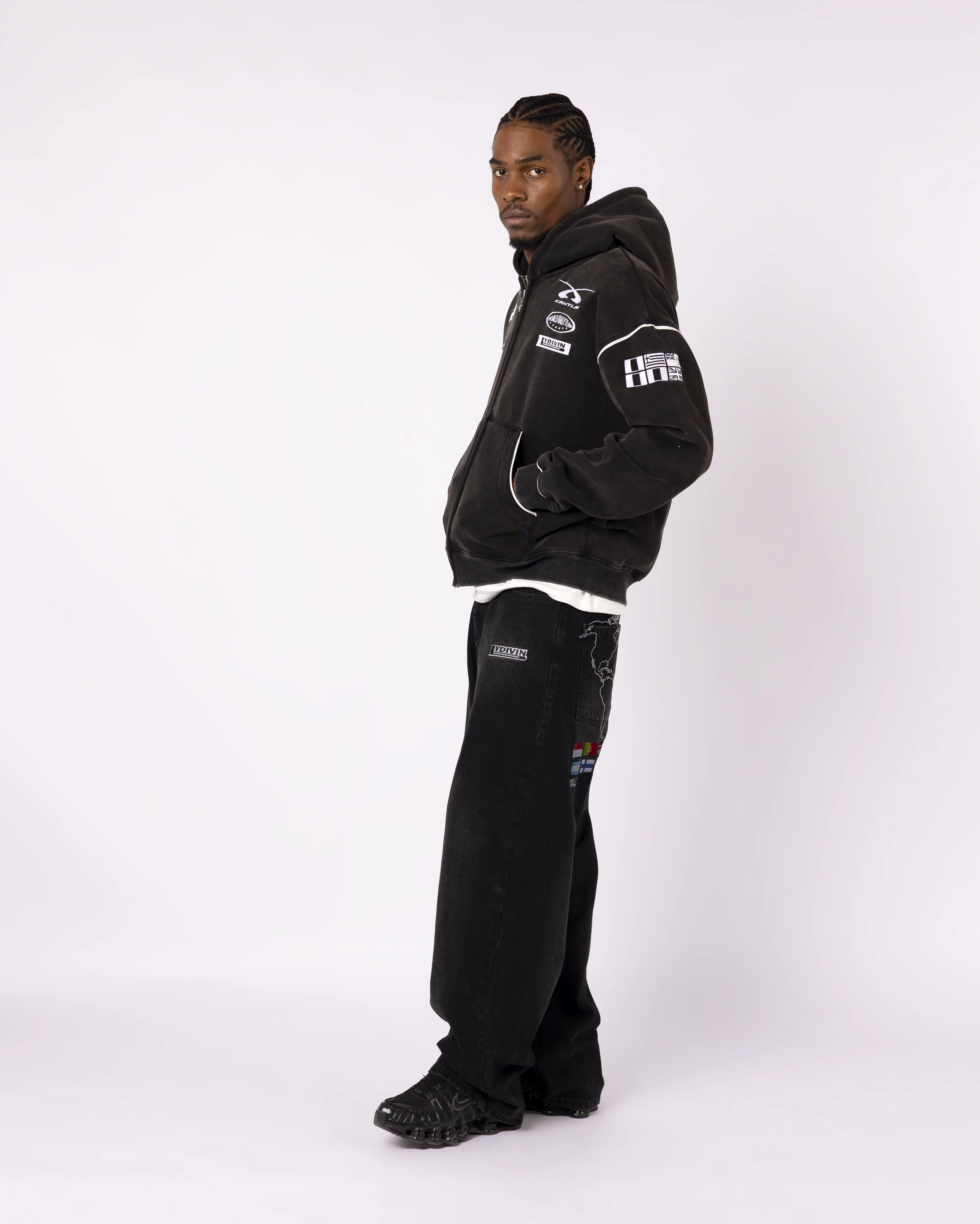 BLACK RALLY CREW ZIP - Image 5