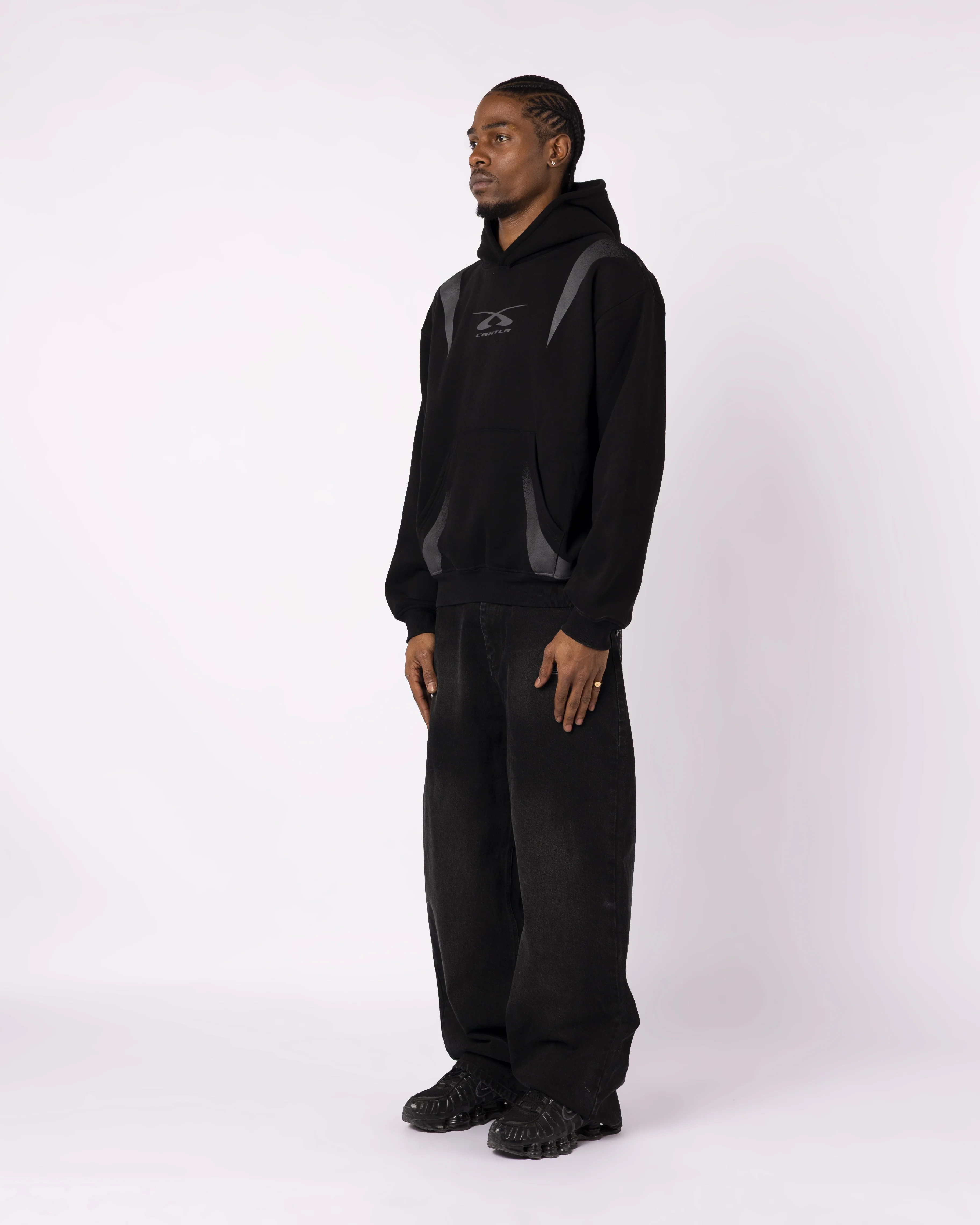 BLACK RALLY HOODIE - Image 4