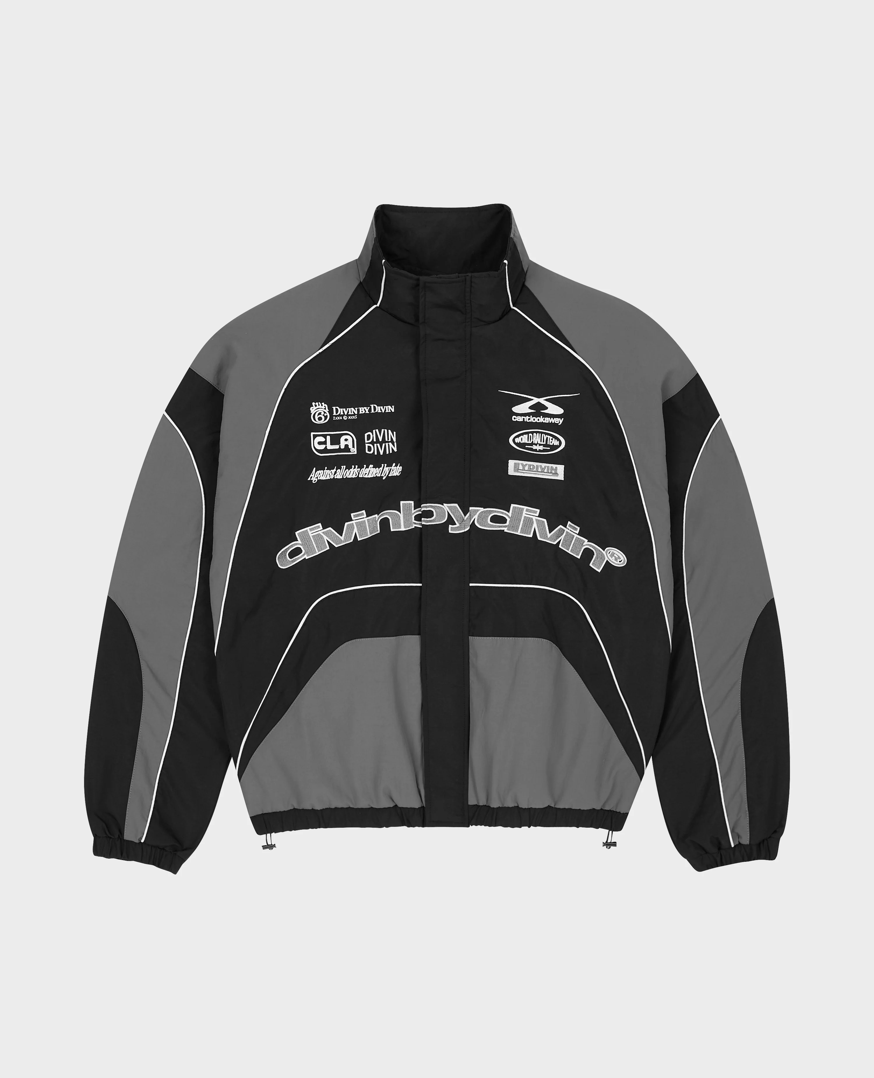 BLACK RALLY TRACKSUIT JACKET - Image 2