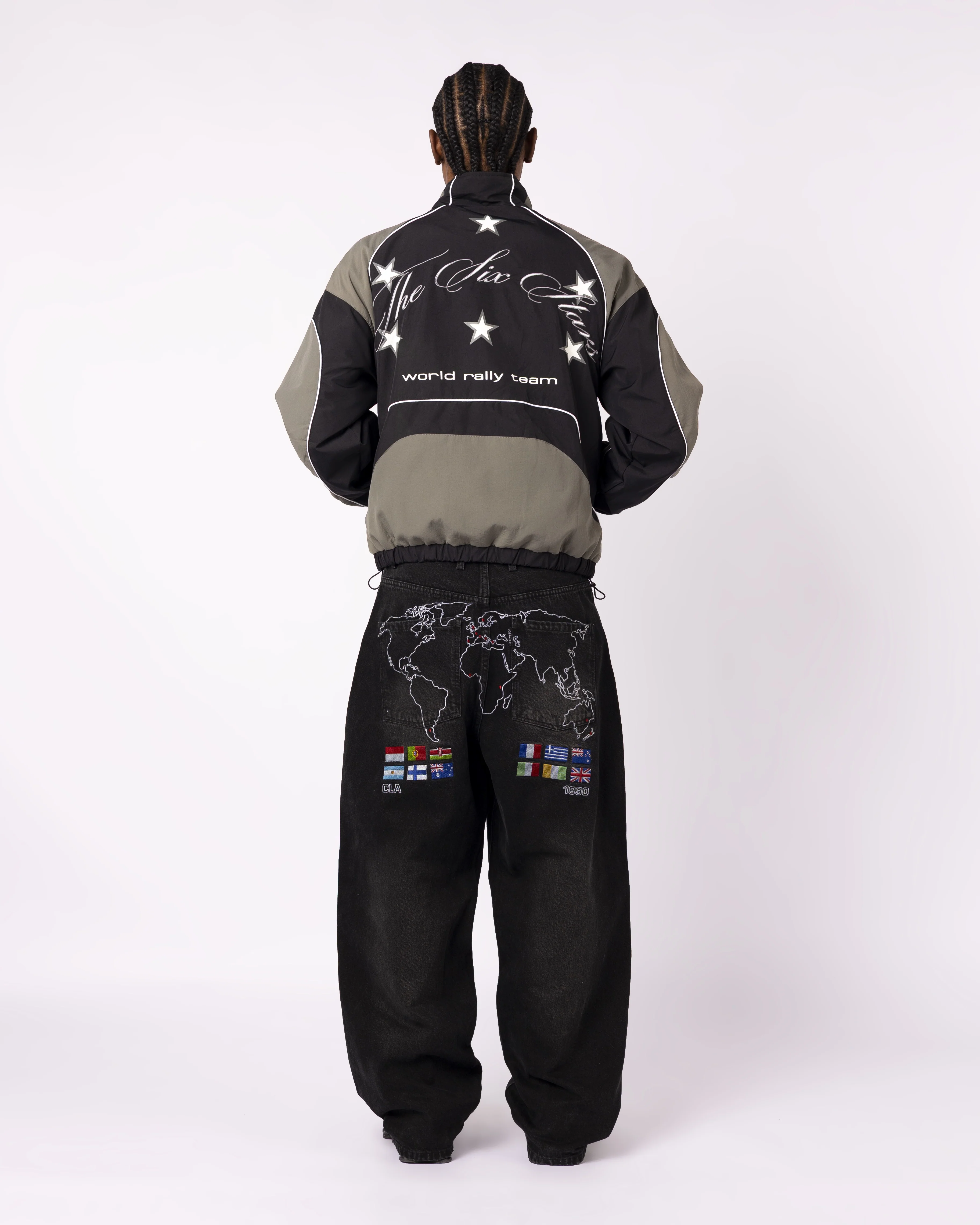 BLACK RALLY TRACKSUIT JACKET - Image 3