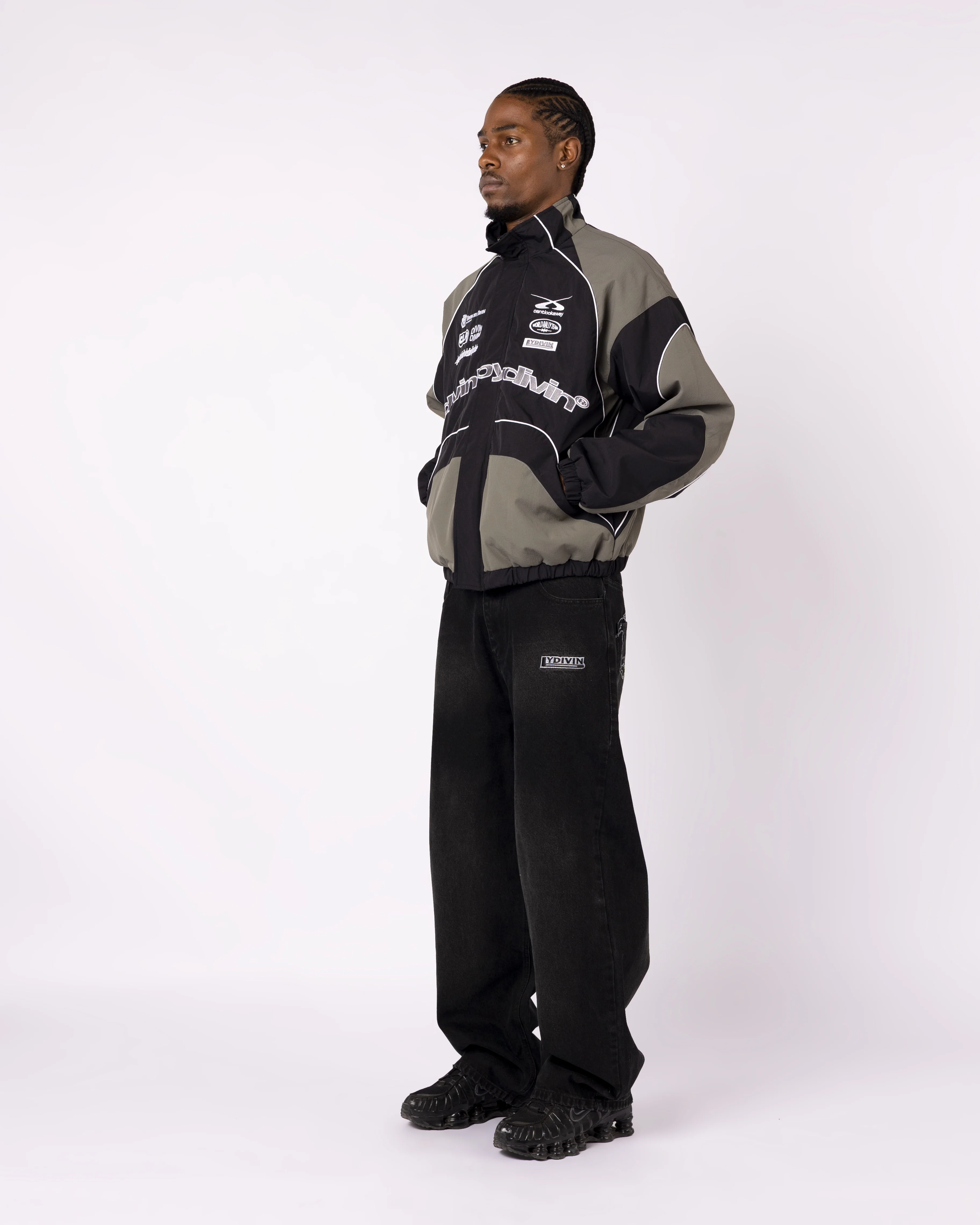 BLACK RALLY TRACKSUIT JACKET - Image 4