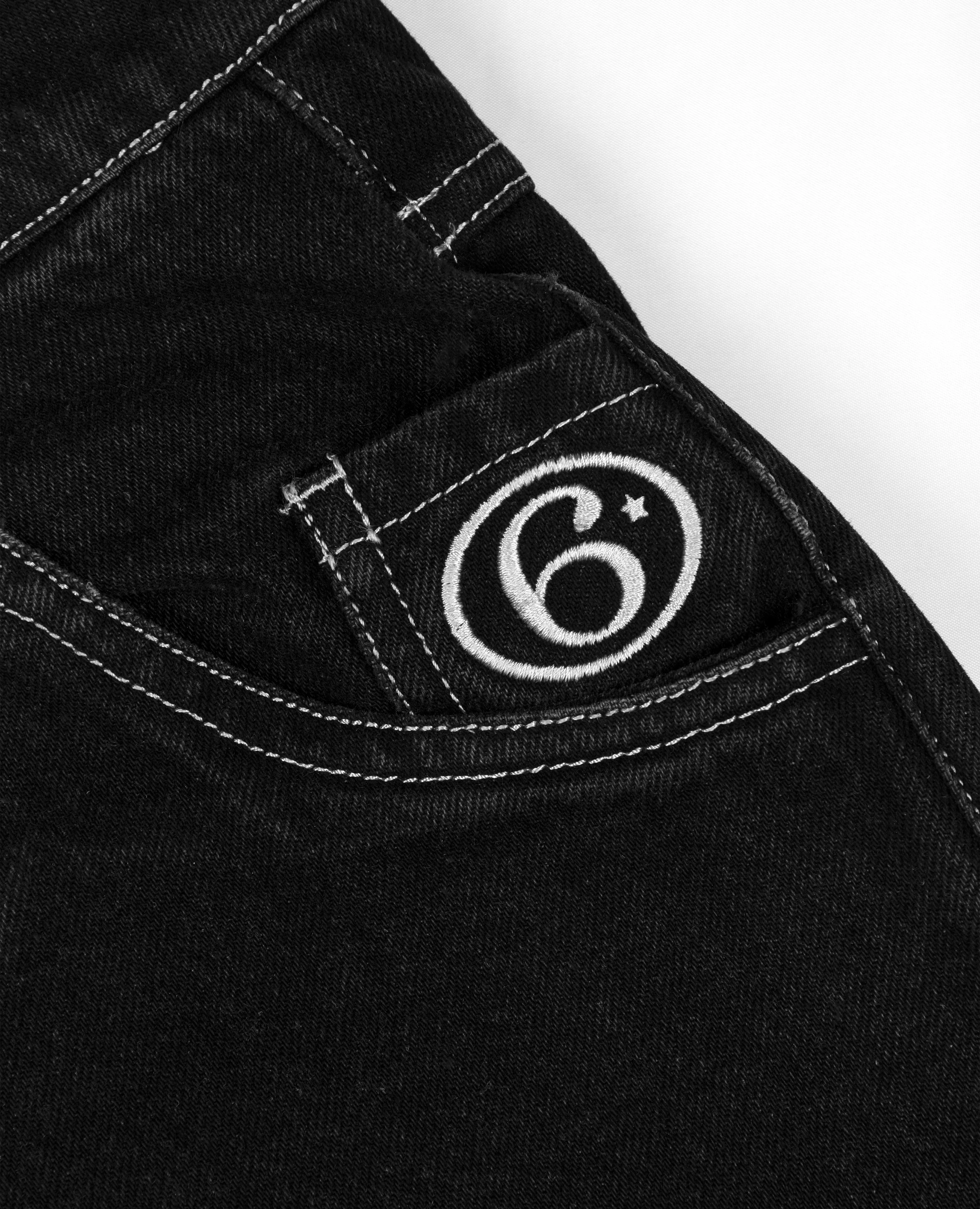 BLACK SIX DENIM JORTS - Image 4