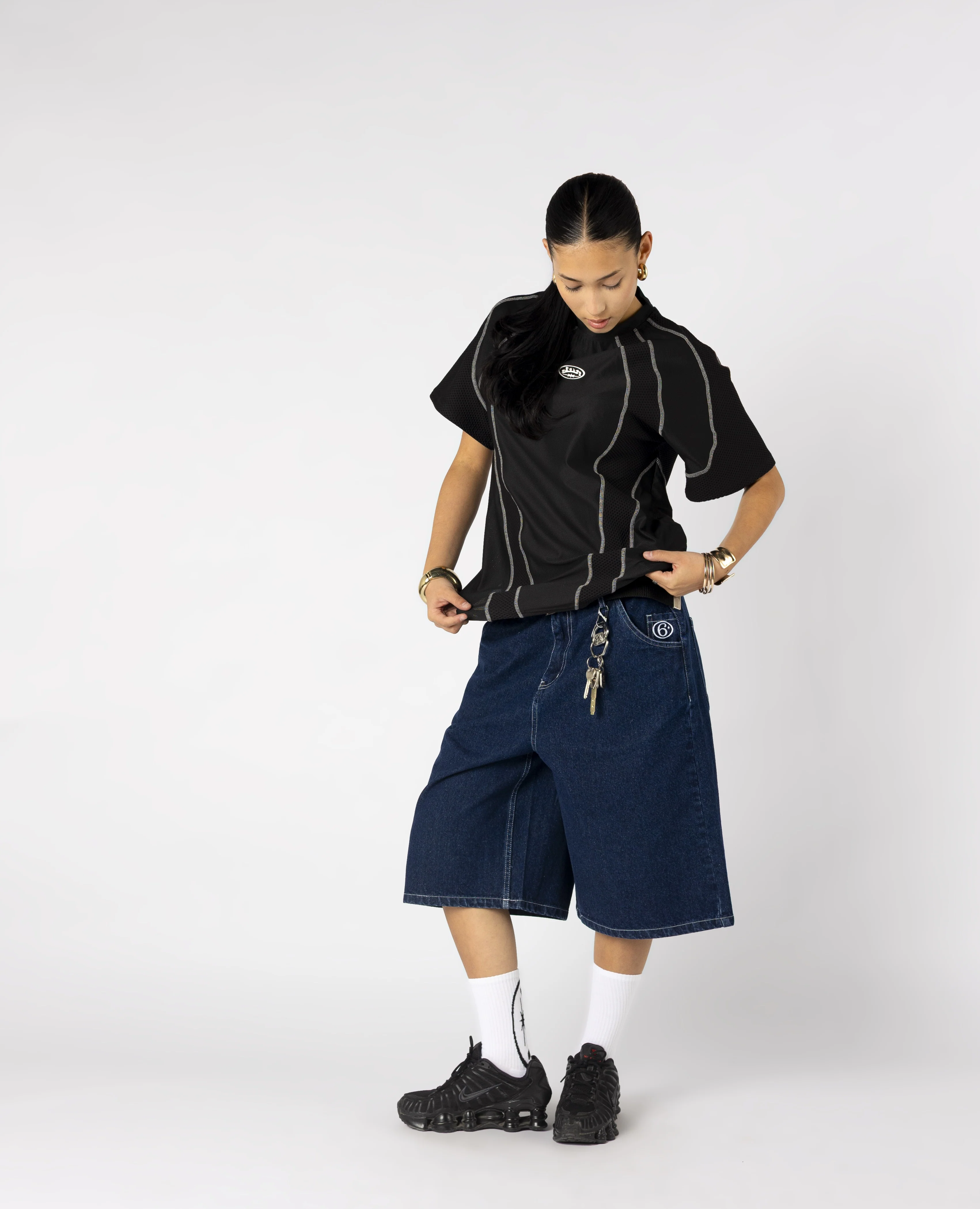 BLACK TECH LINES T-SHIRT - Image 6