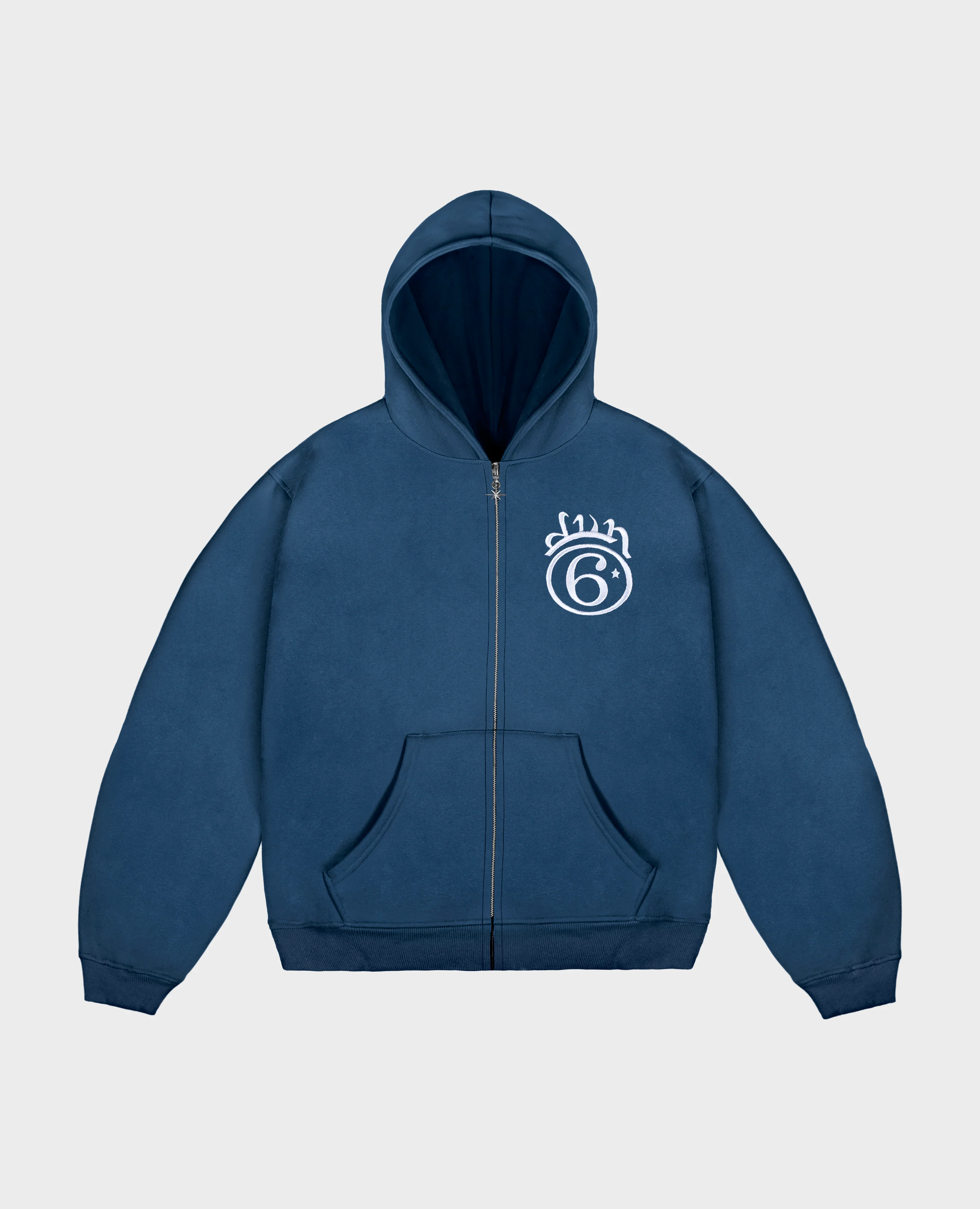 BLUE 6STARS ZIP