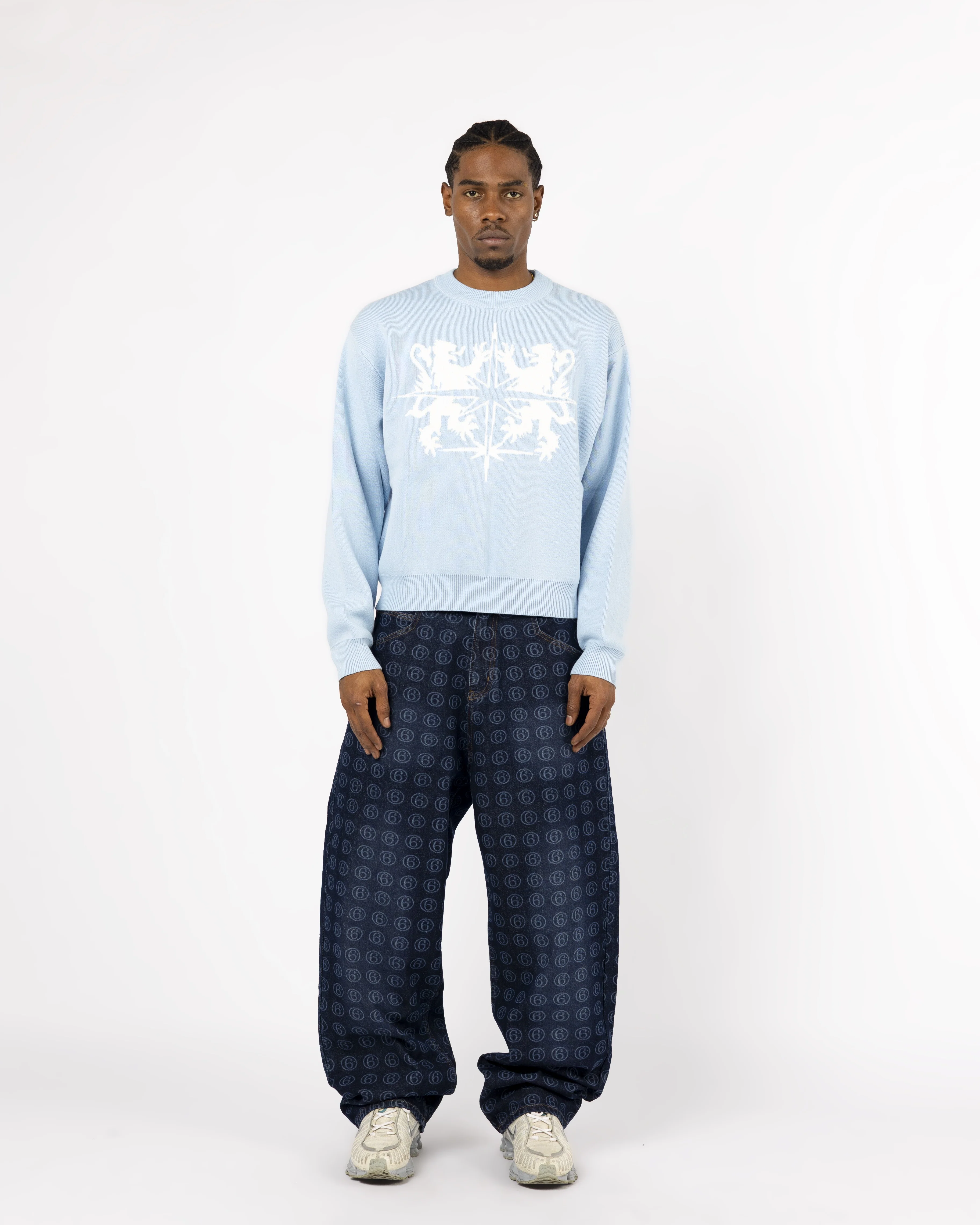 BLUE BLASON KNIT - Image 2