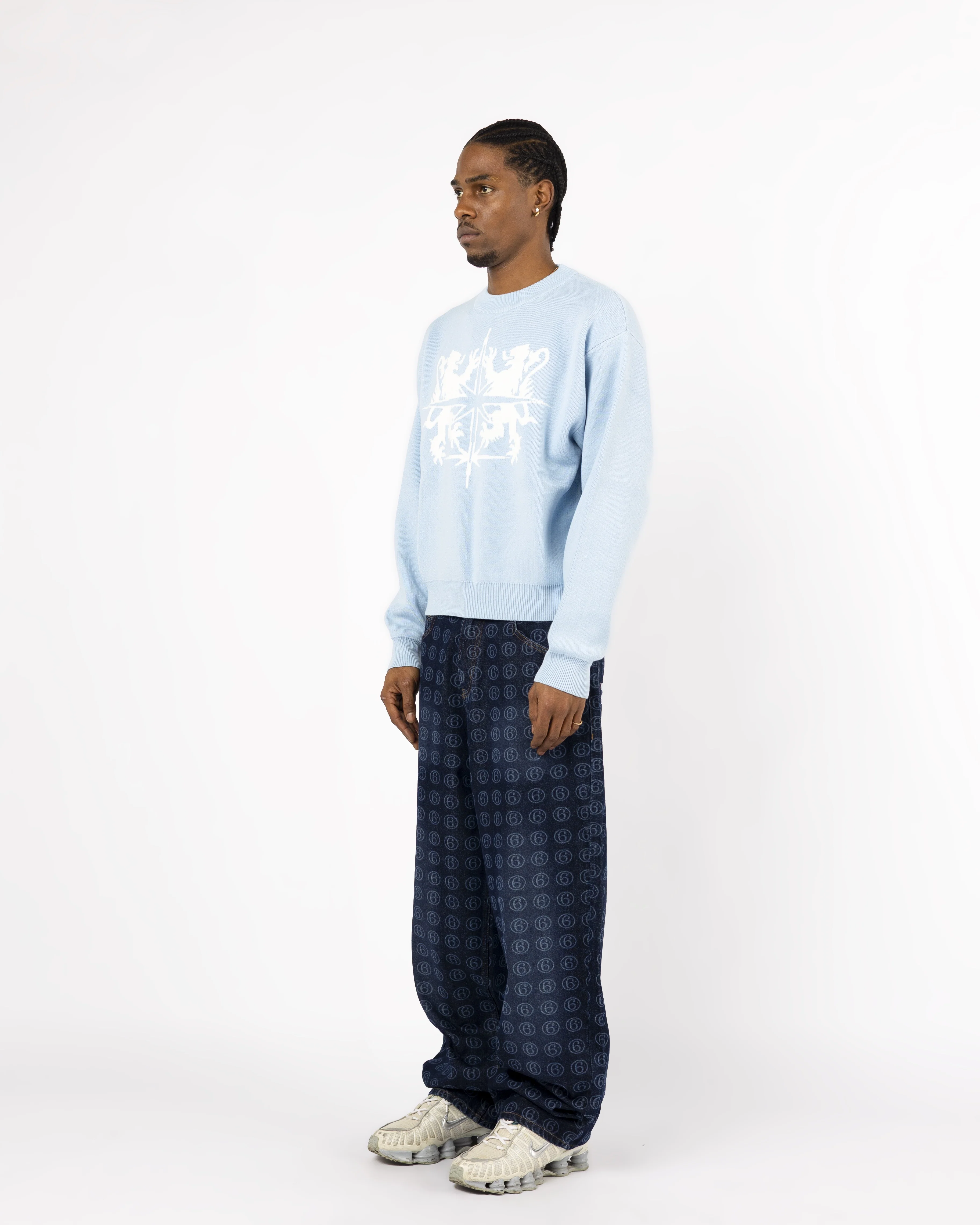 BLUE BLASON KNIT - Image 3