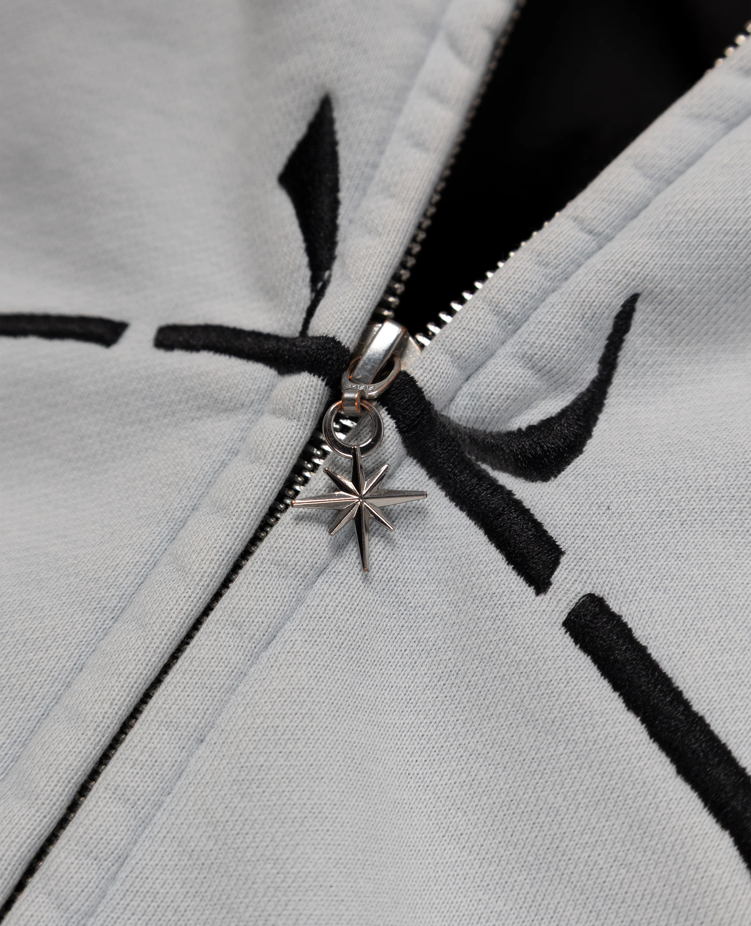 ARCHIVE-BLUE HOODED ZIP JACKET - Image 4
