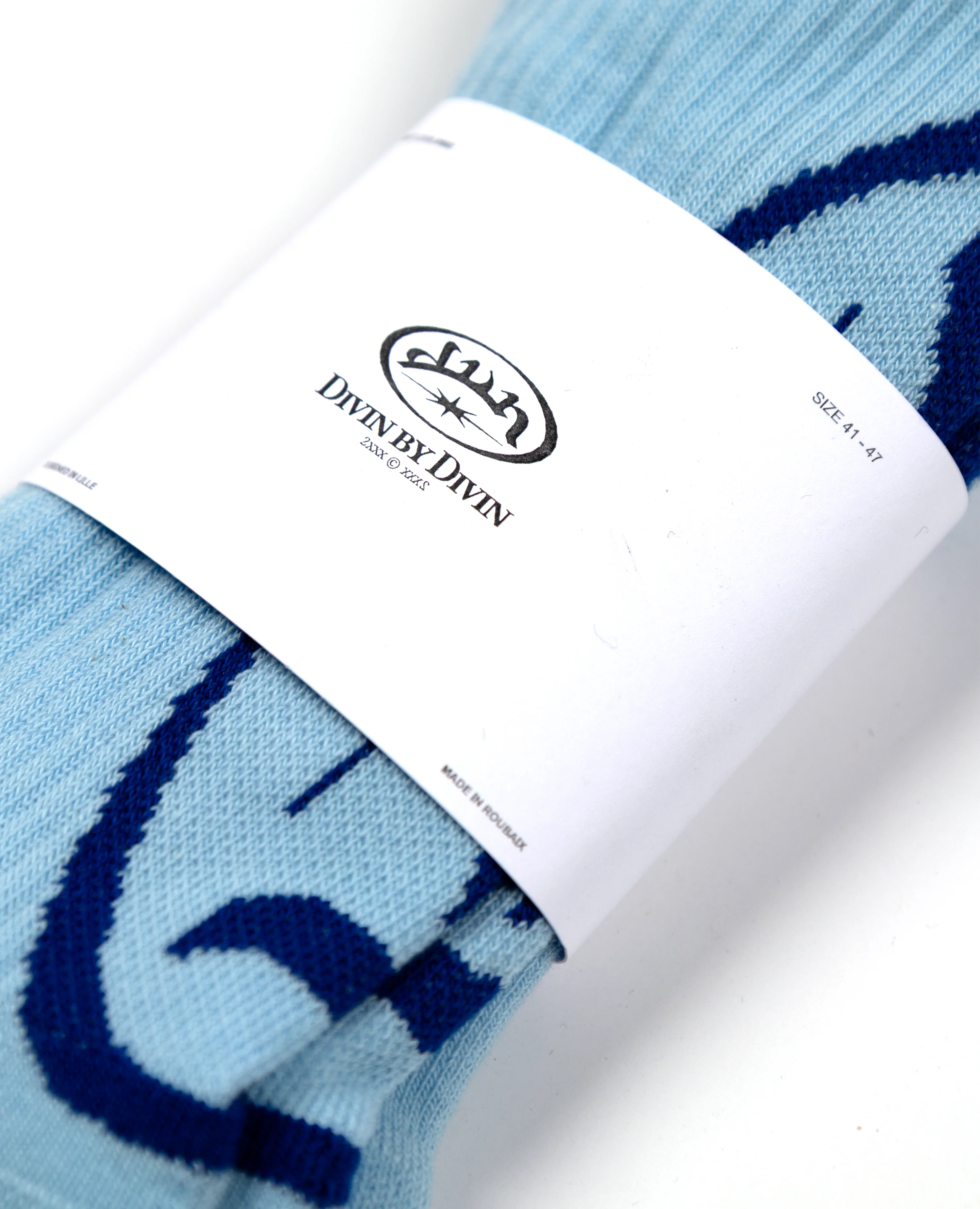 BLUE SOCKS - MADE IN ROUBAIX - Image 2