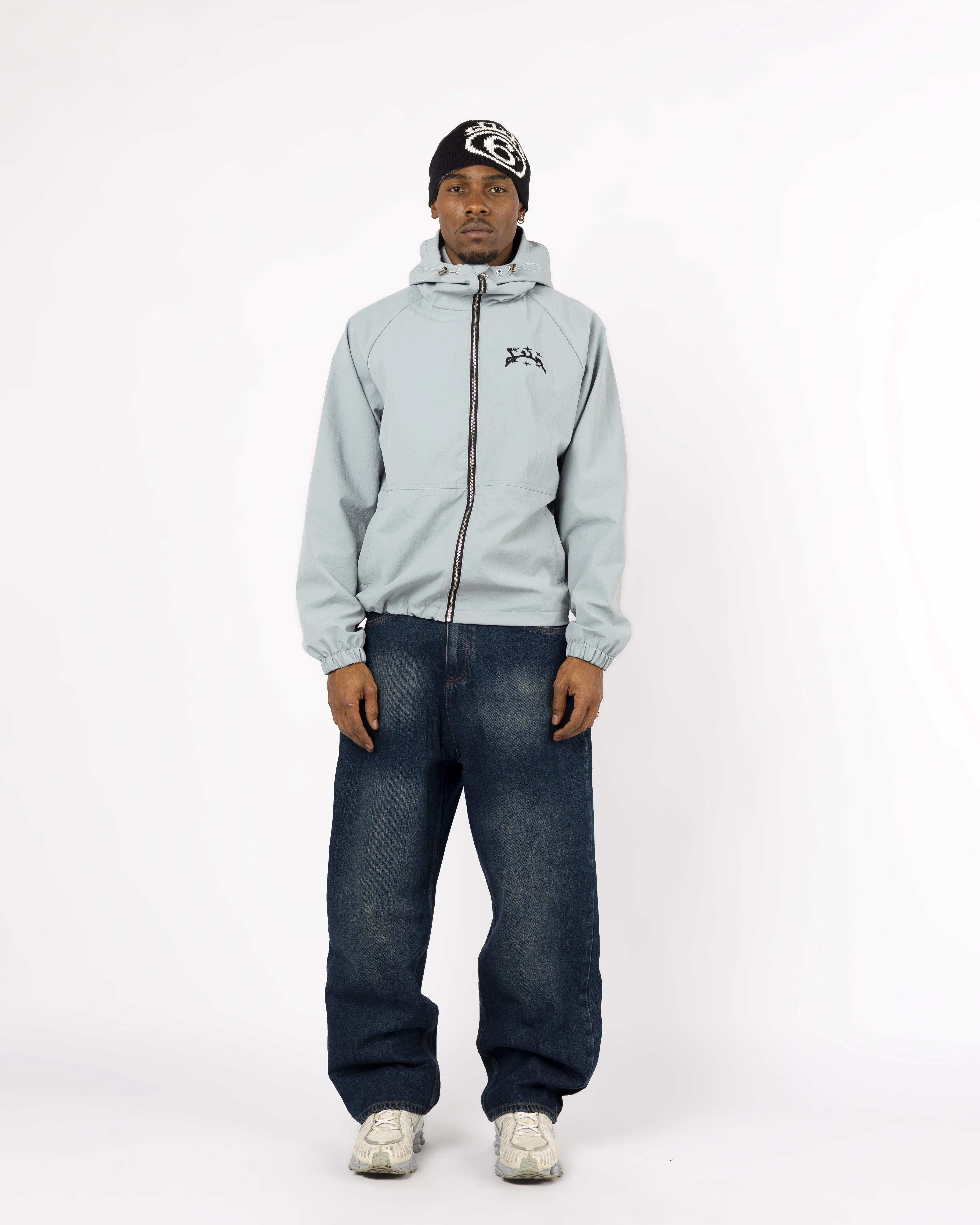 BLUE WINDBREAKER JACKET - Image 6