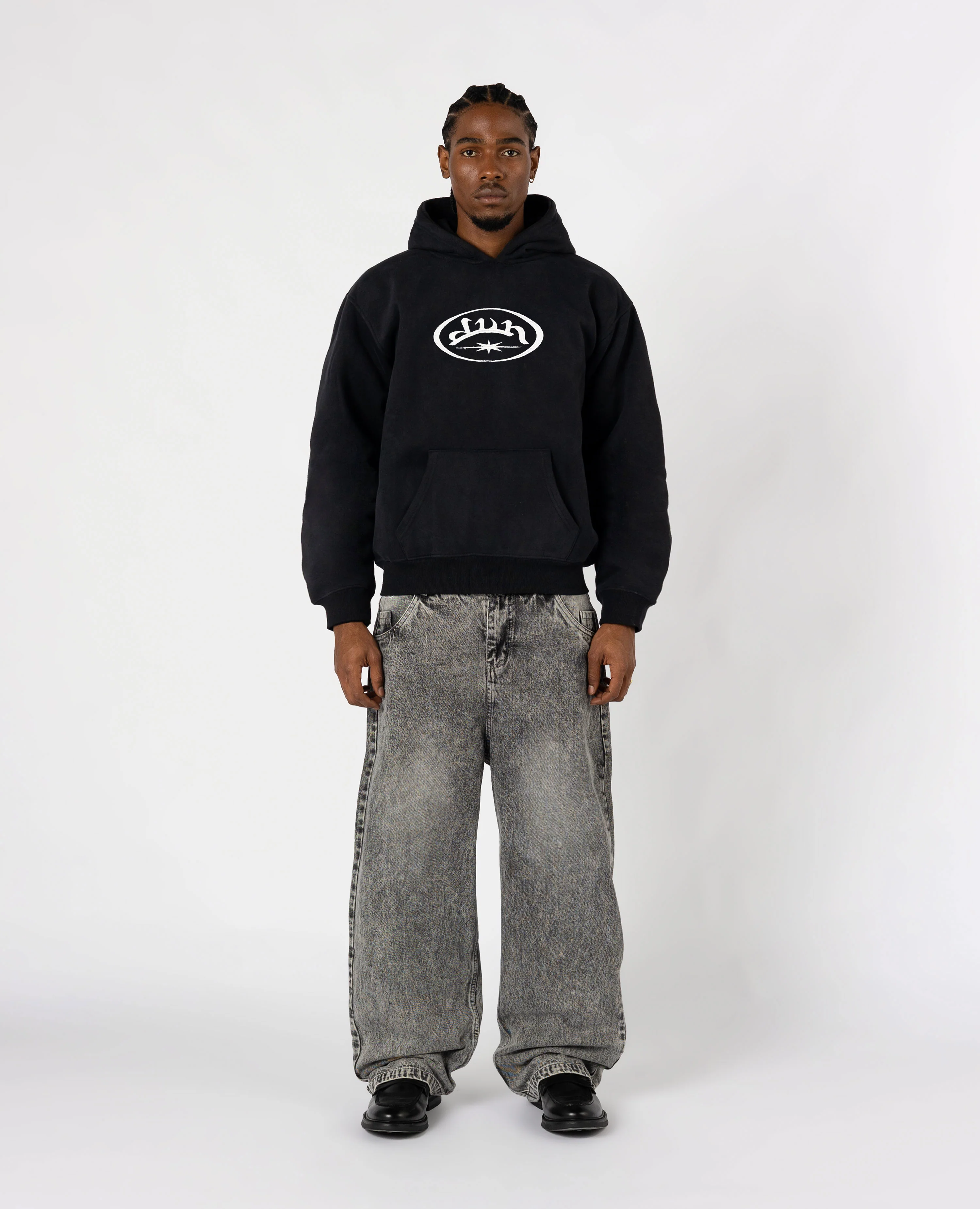 BLACK COMPASS HOODIE - Image 3