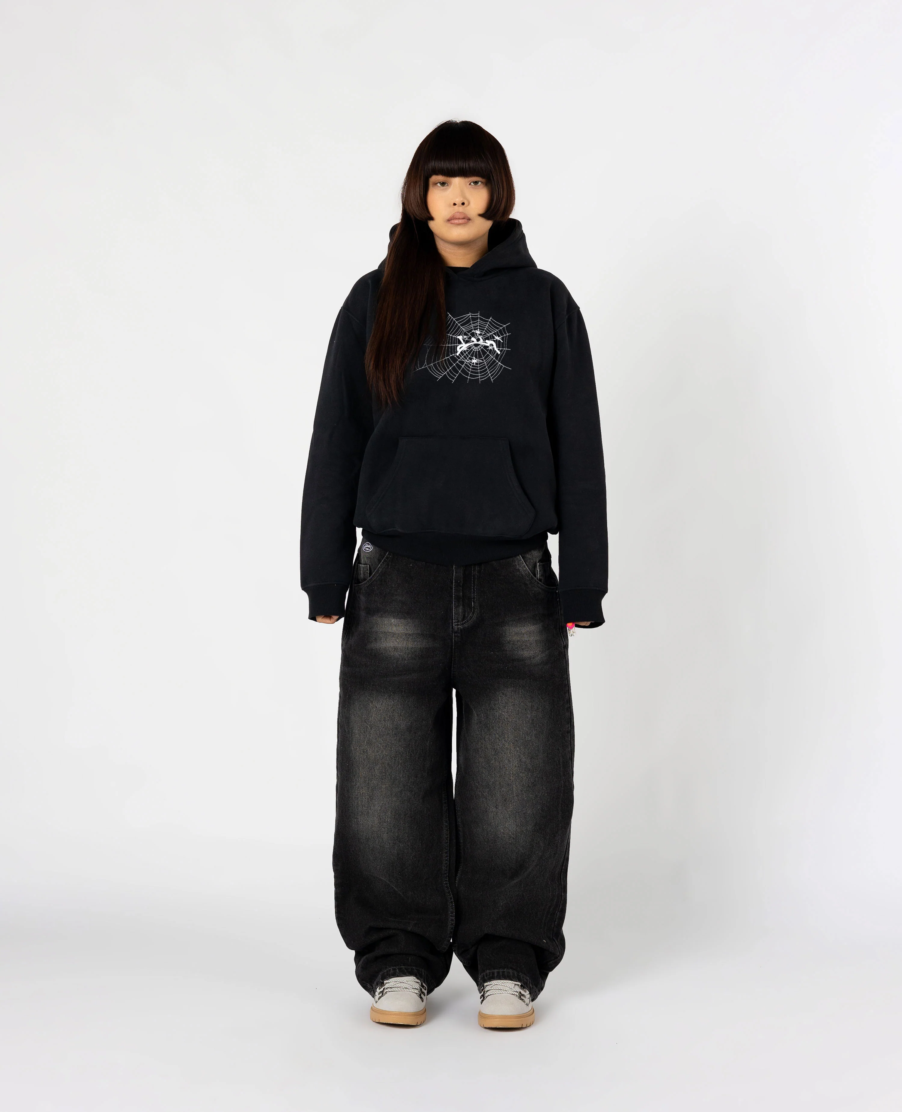 BLACK SPIDER HOODIE - Image 4