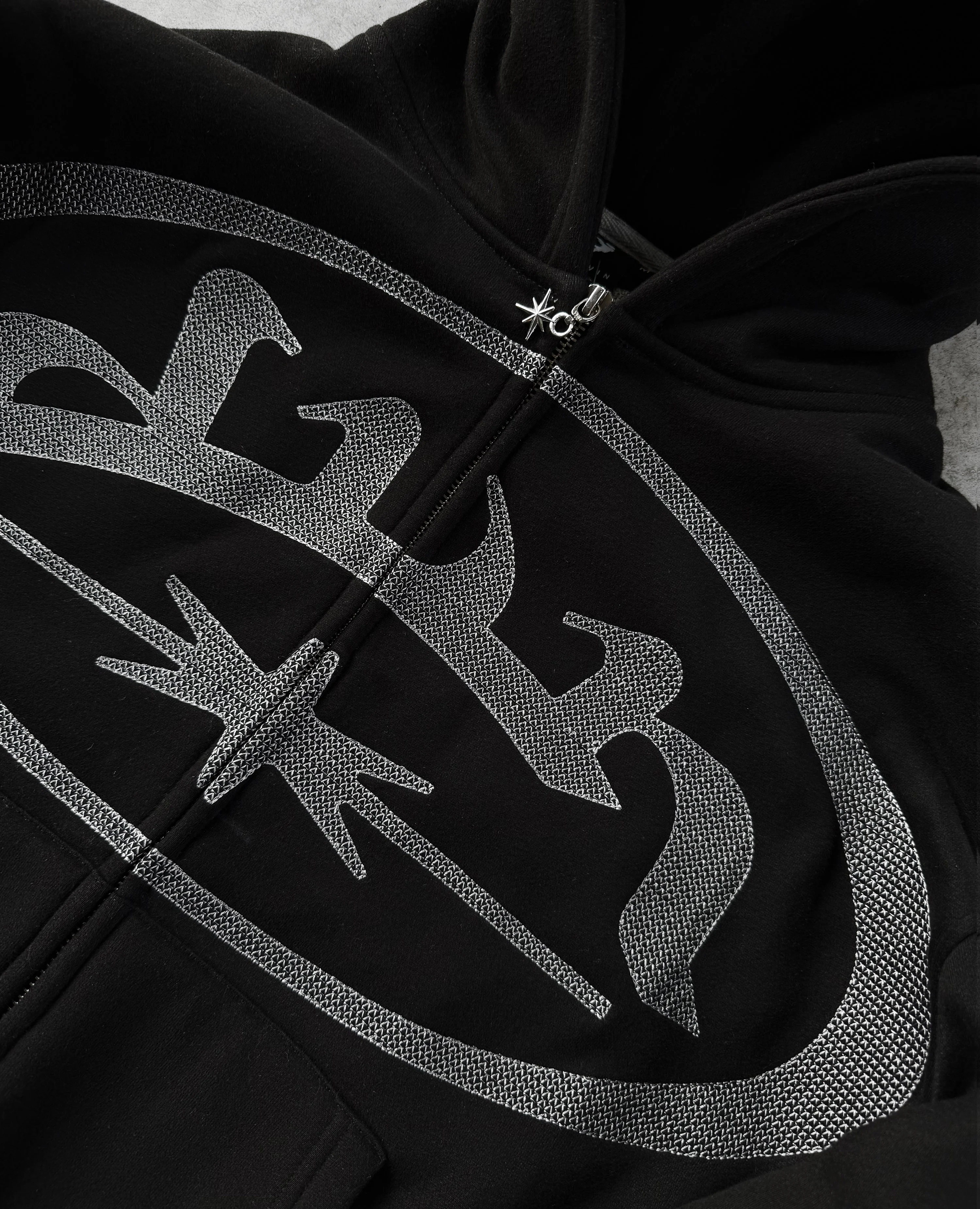 BLACK OVERLOGO ZIP - Image 6