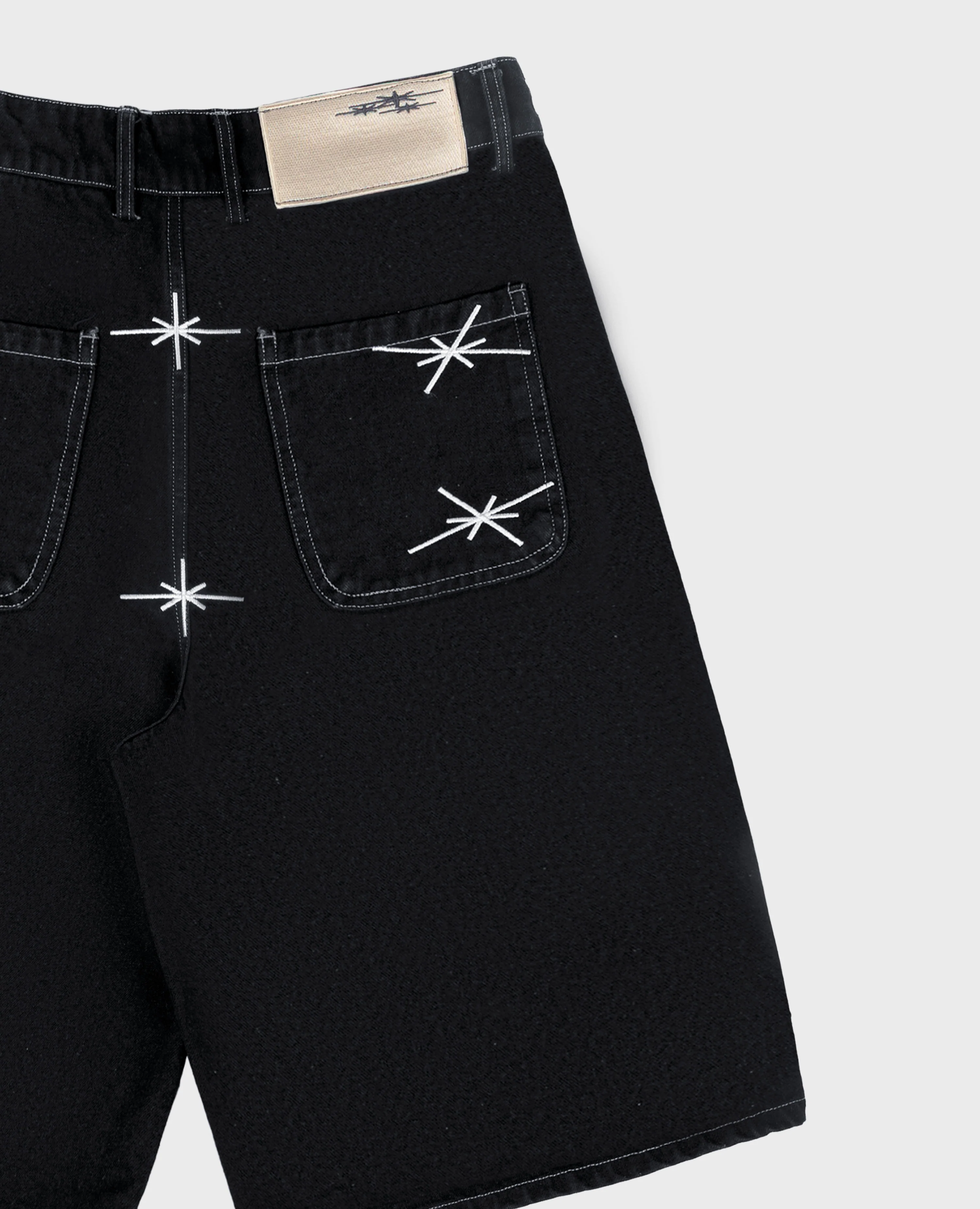 BLACK DENIM JORT - Image 5