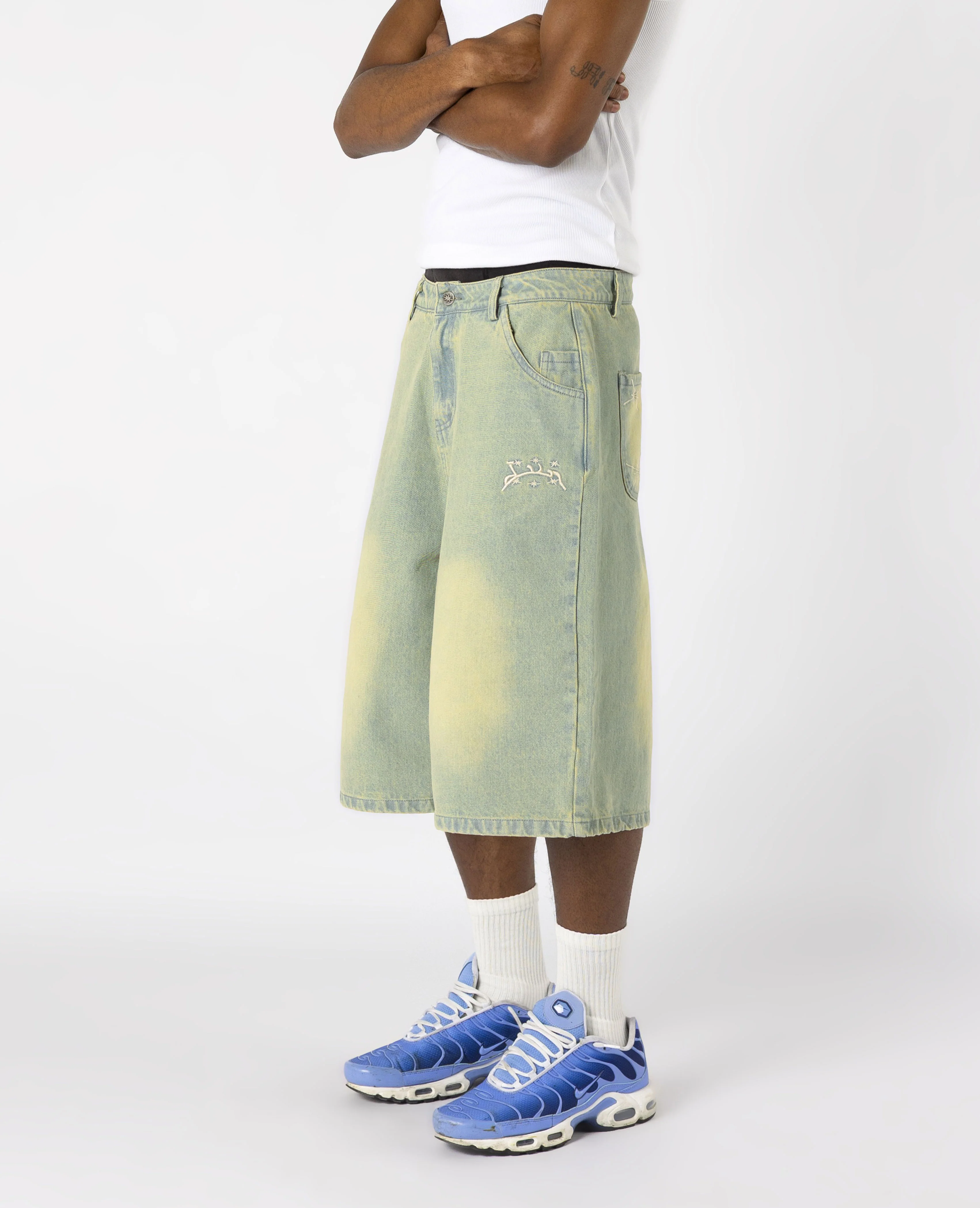 LEMON DENIM JORT - Image 4