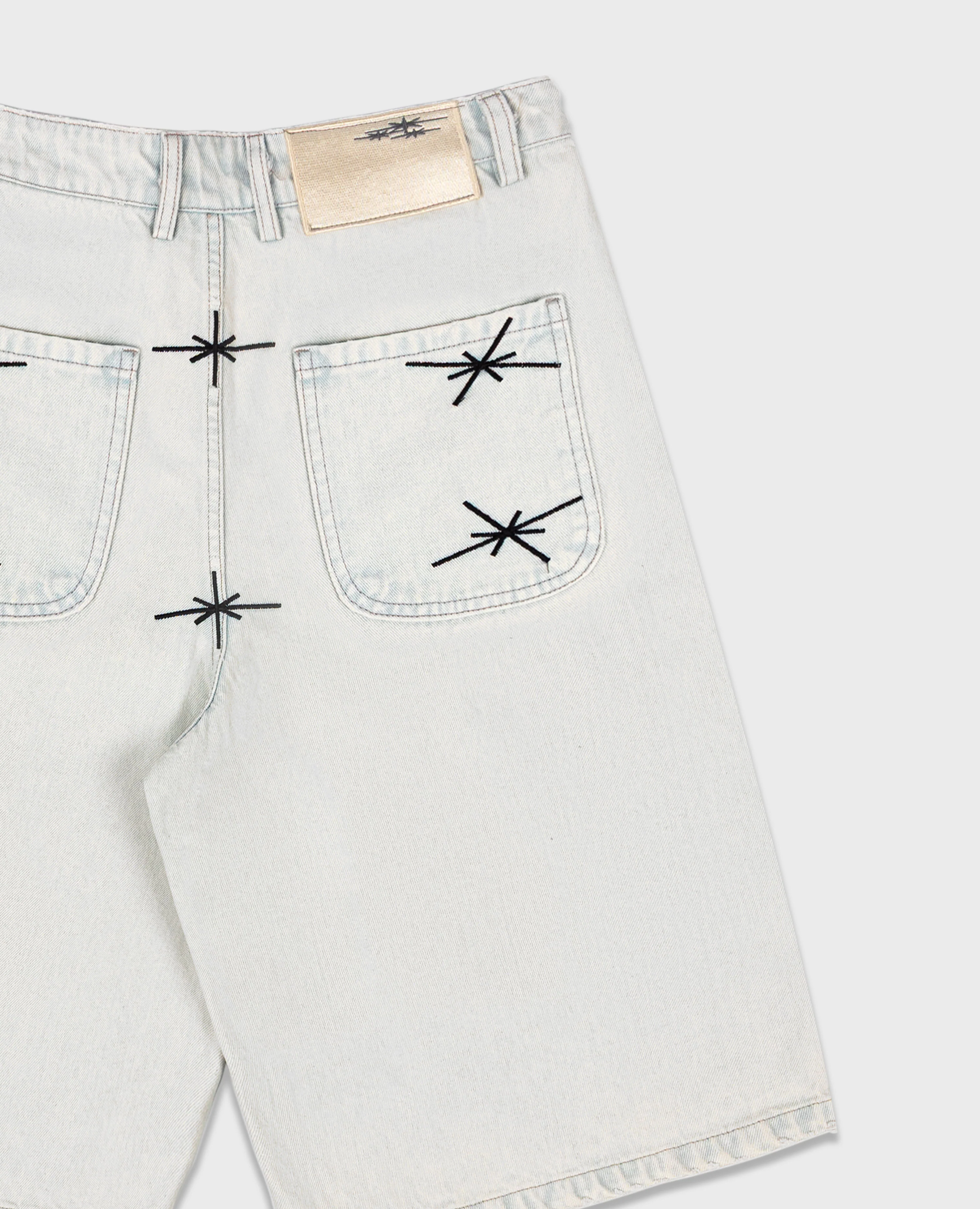 WHITE DENIM JORT - Image 5