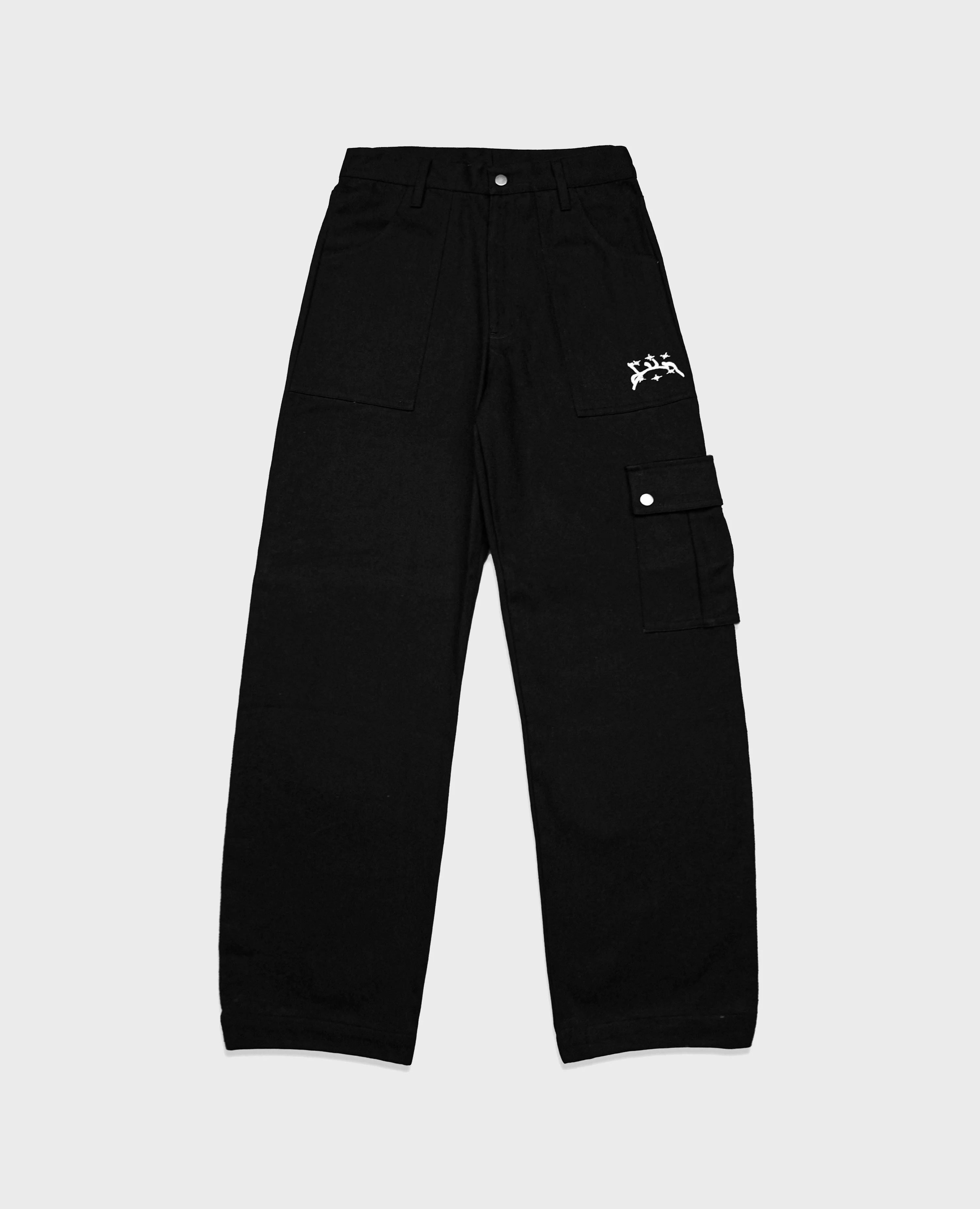 BLACK TWILL WORK PANT - Image 2