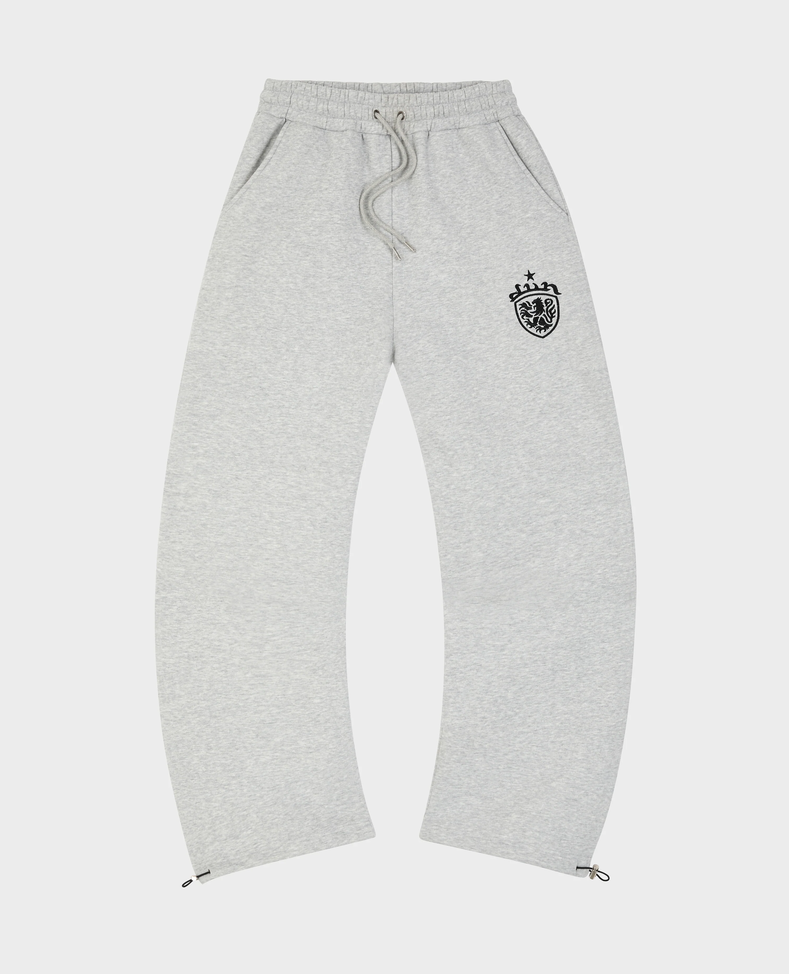 GREY COA EMBROIDERY JOGGERS