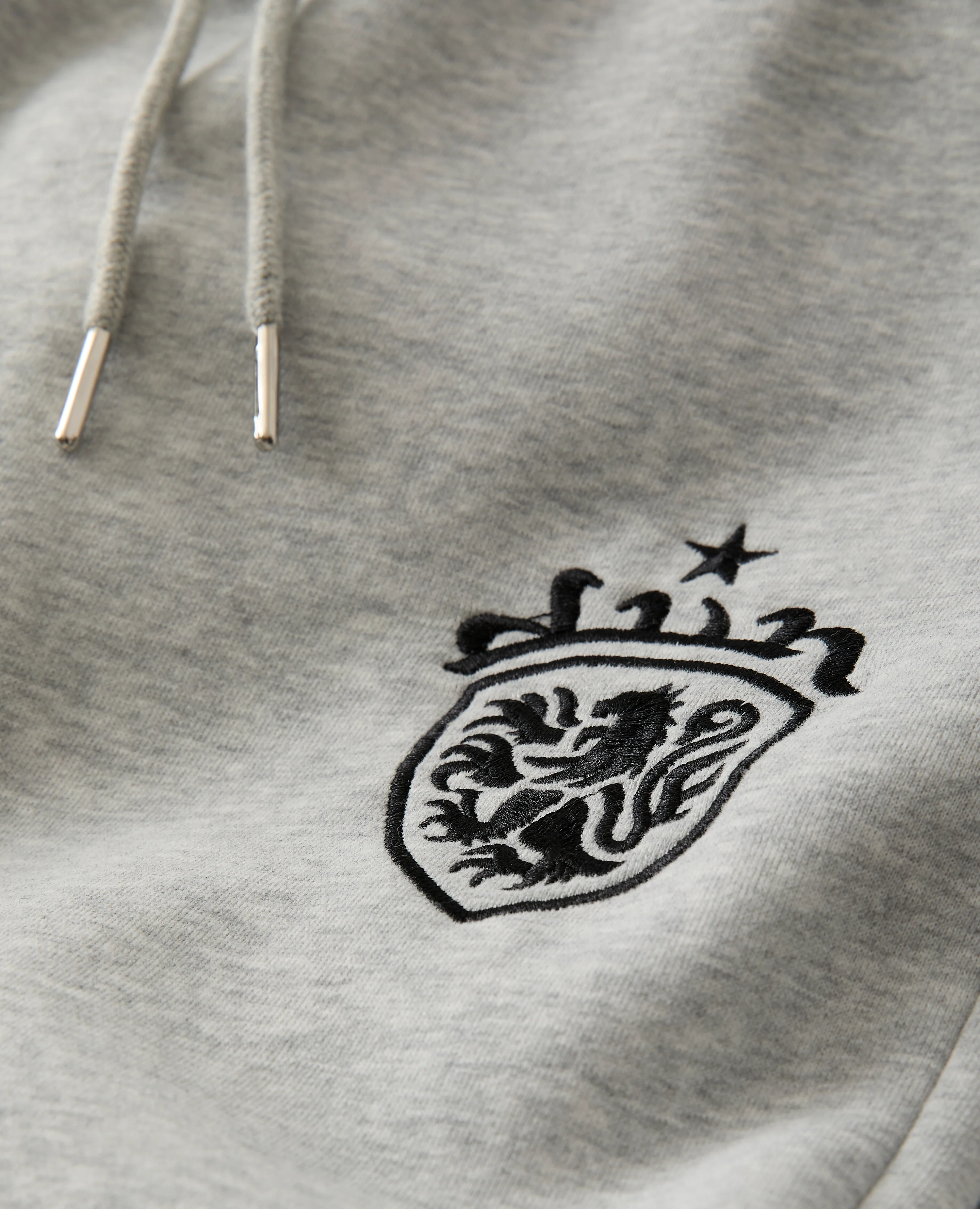 GREY COA EMBROIDERY JOGGERS - Image 6