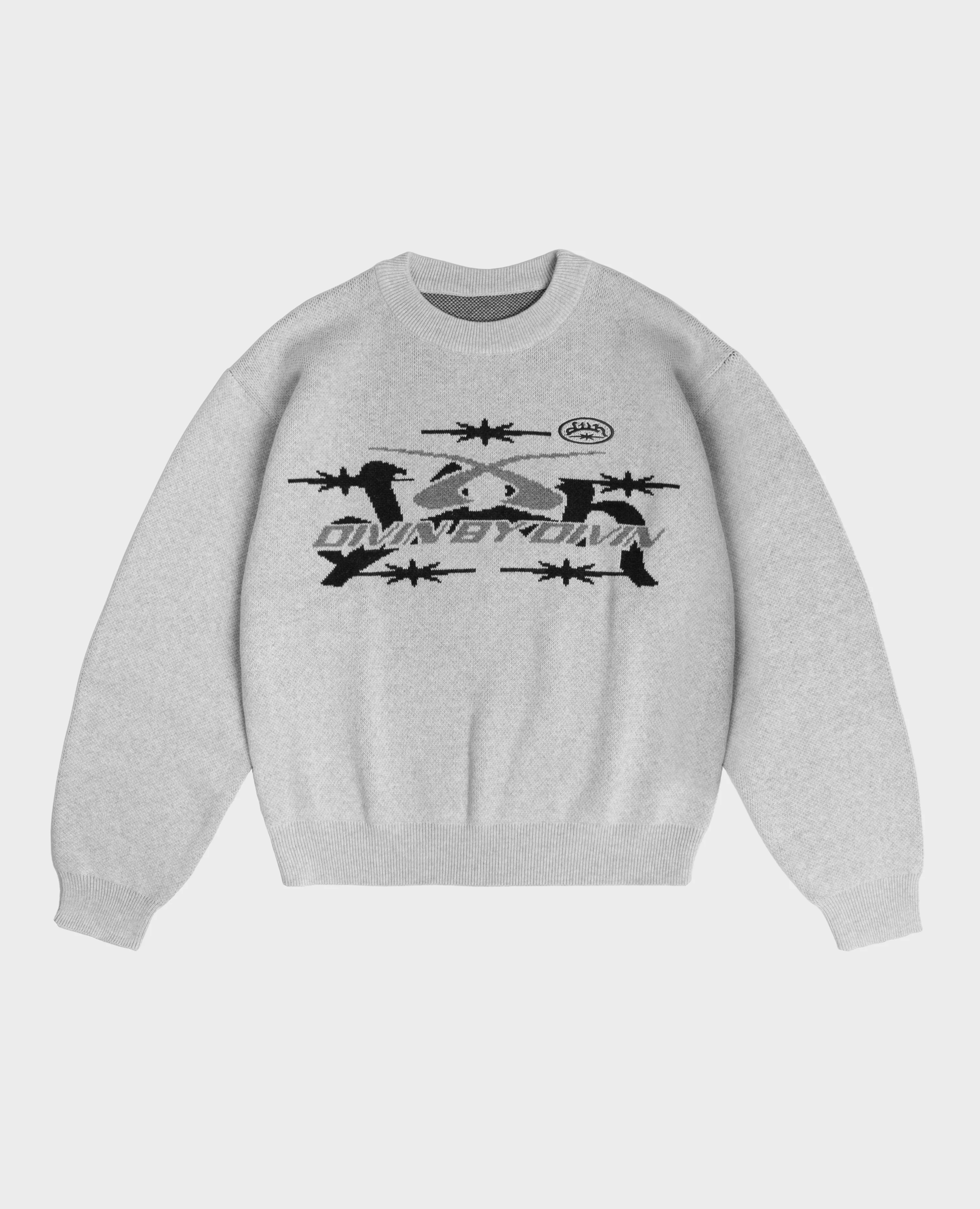 GREY RALLY KNIT