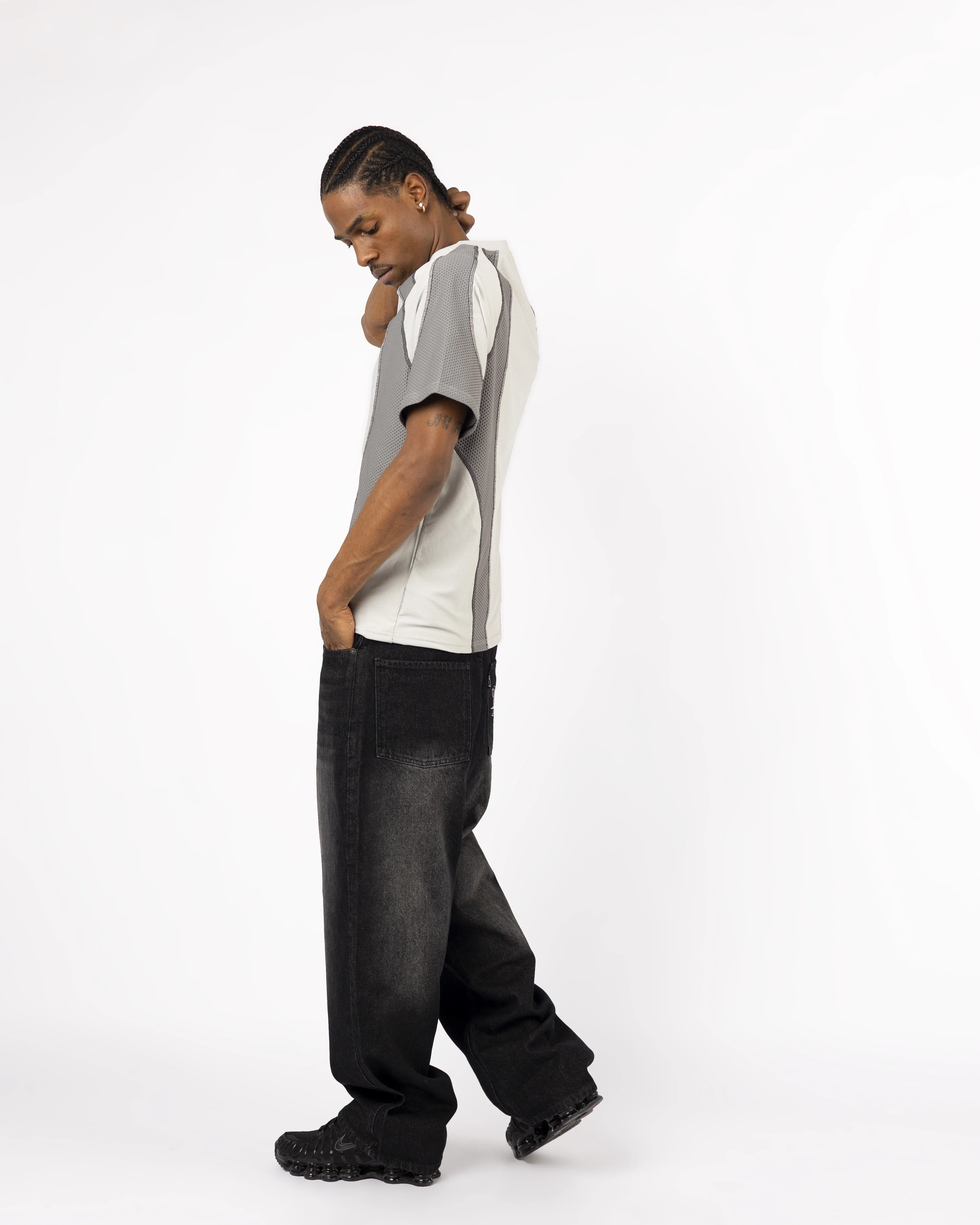 GREY TECH LINES T-SHIRT - Image 6