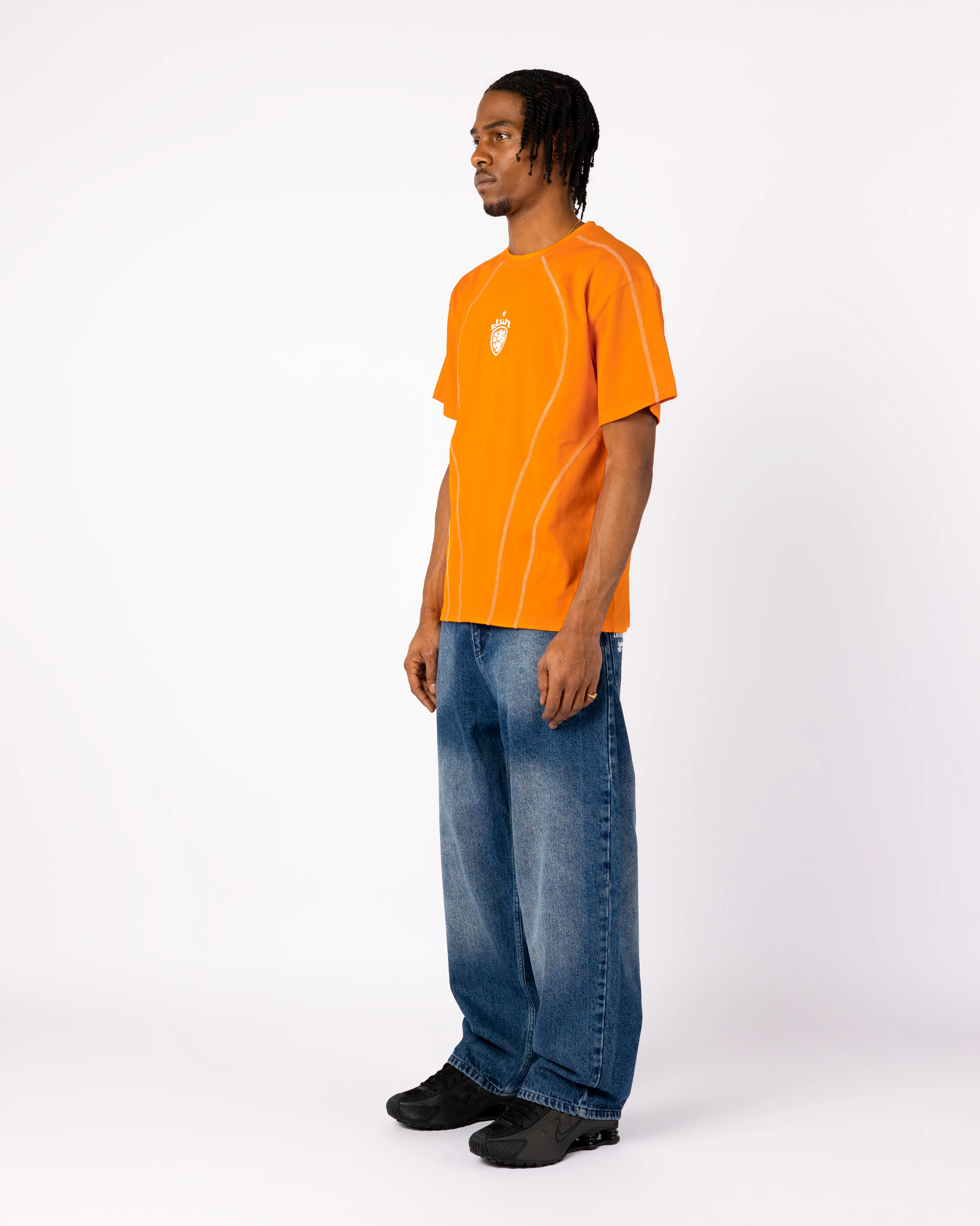 ORANGE COAT-OF-ARMS TECH T-SHIRT - Image 4