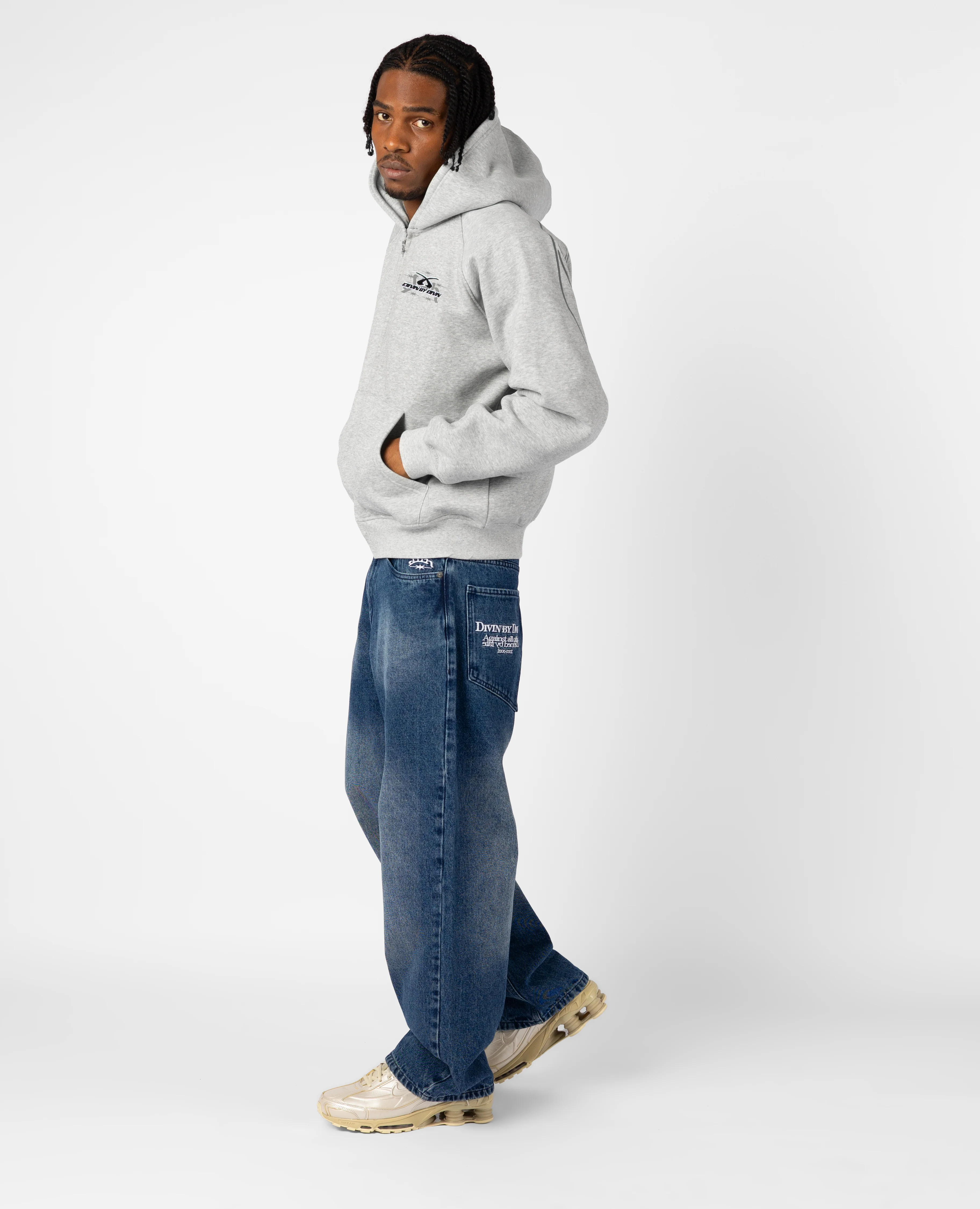 THE SIX STARS ZIP - GREY - Image 4
