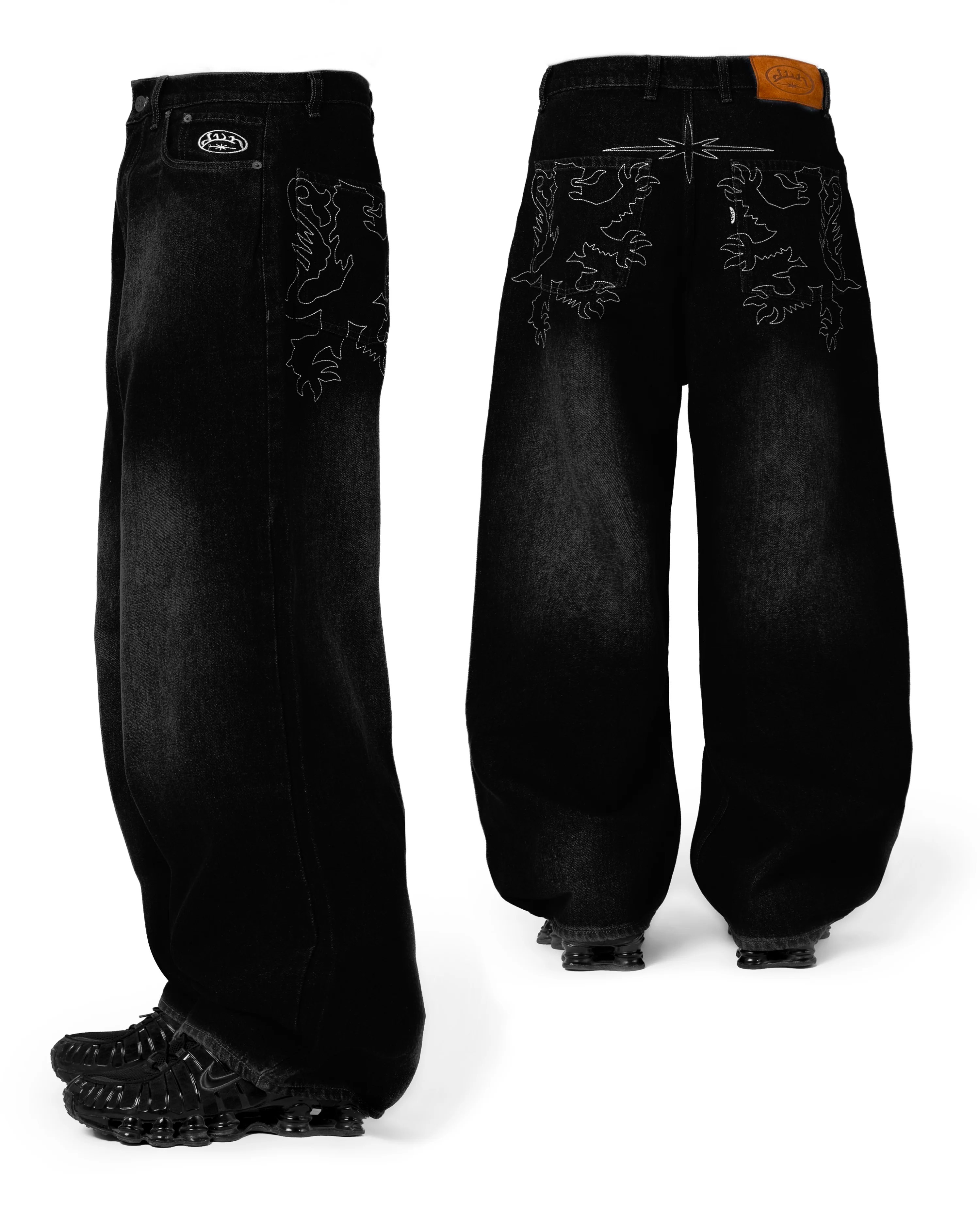 WASHED GREY BEAST DENIM - Image 5