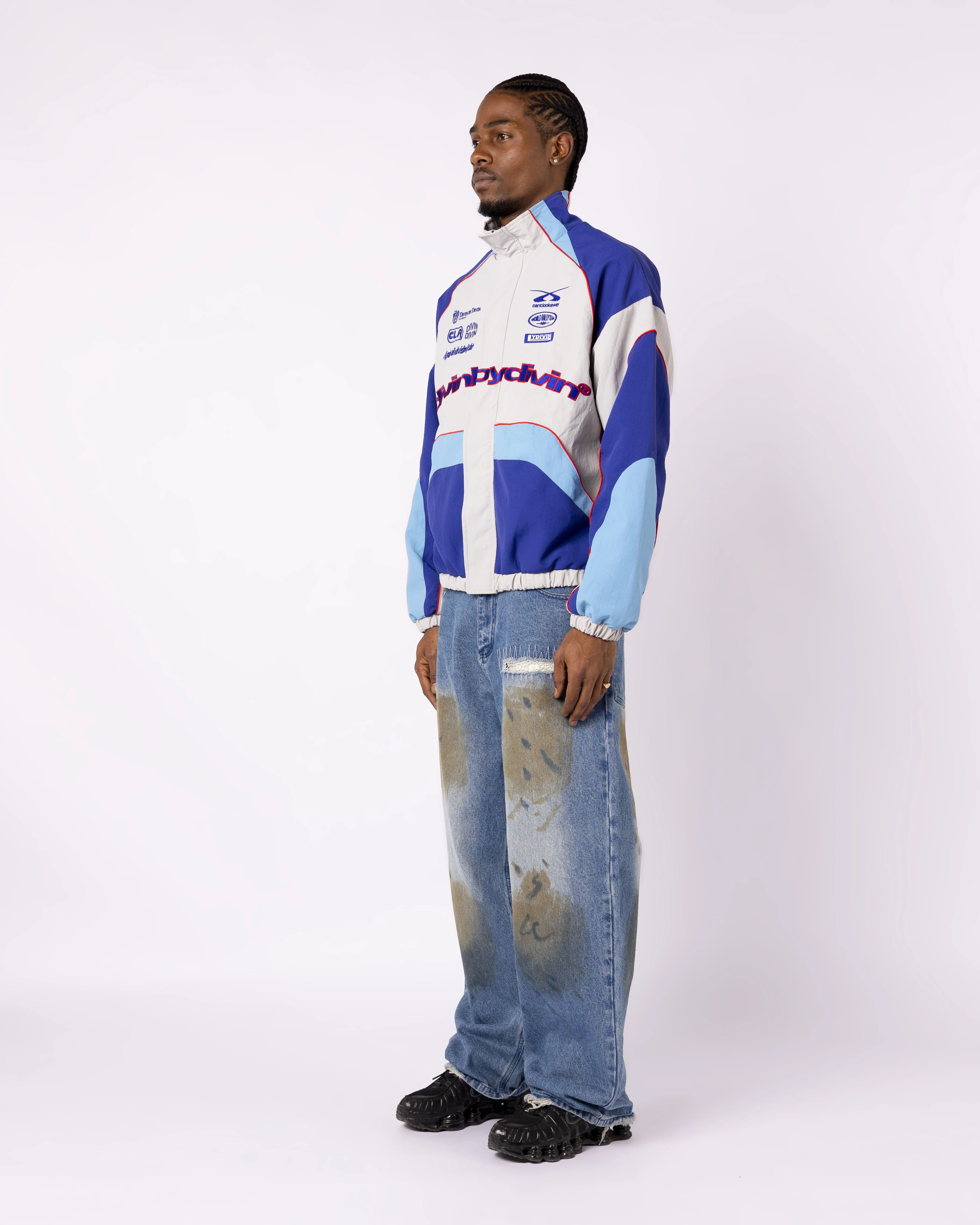 WHITE RALLY TRACKSUIT JACKET - Image 5