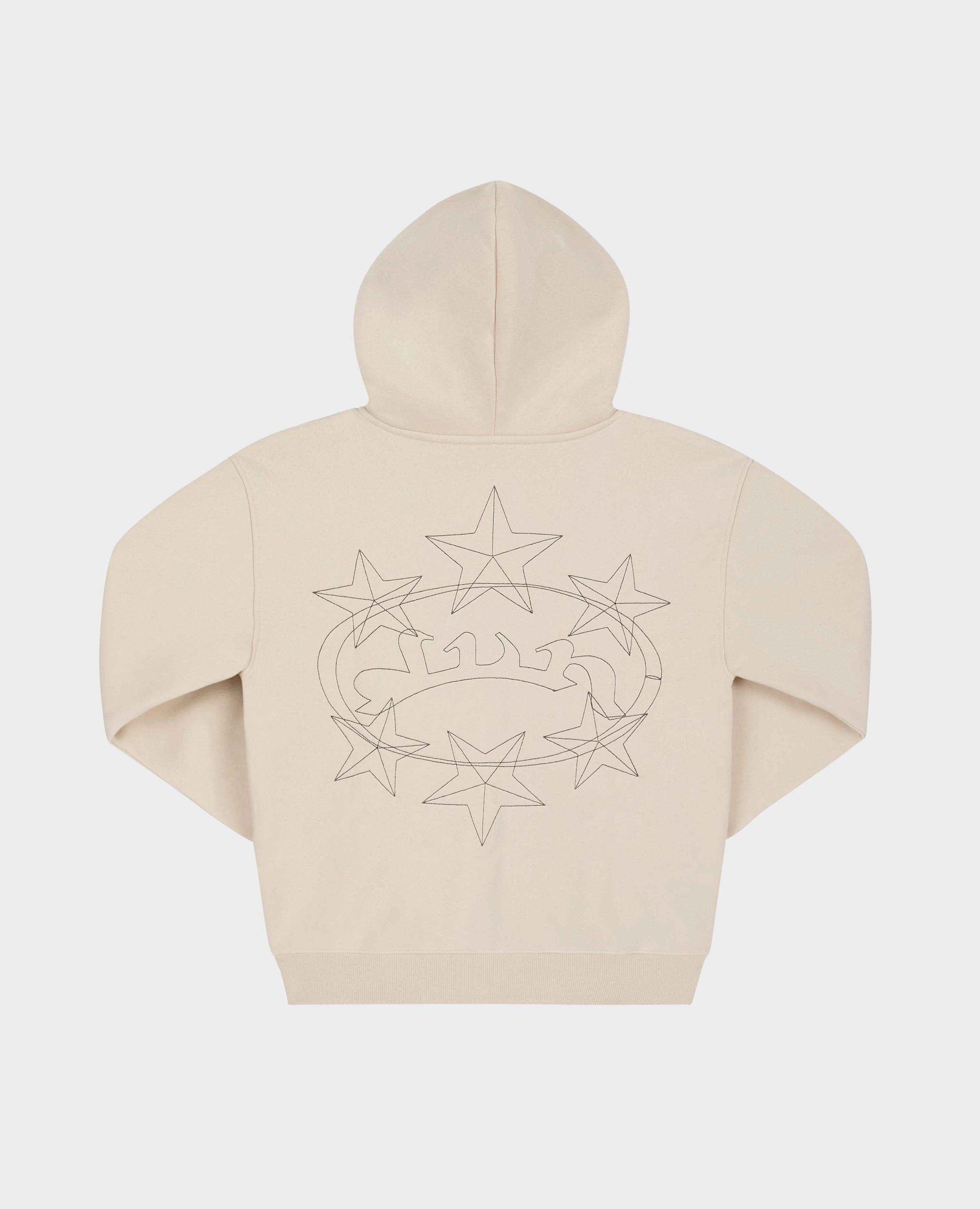 WHITE STARRY ZIP